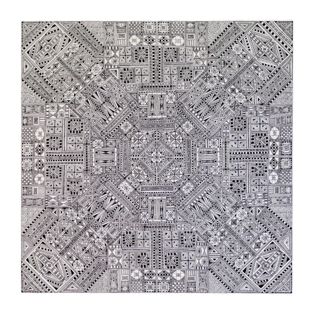 Vierung II, Tuschzeichnung, 70 x 70 cm, 2015