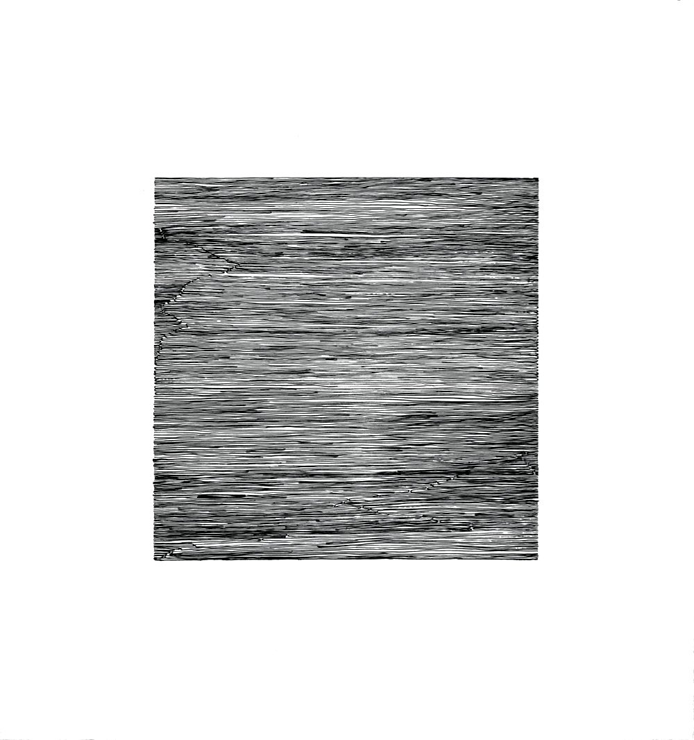Wand I, 2012, Lithografie, 38,5 x 35 cm, Auflage 6