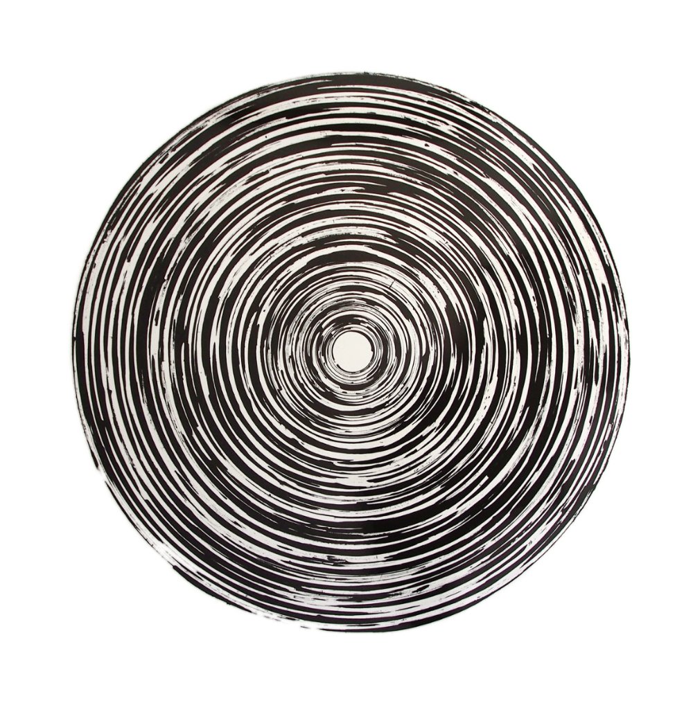 Mittelpunkt III, Lithografie, 50 x 50 cm, 2016, Auflage 4
