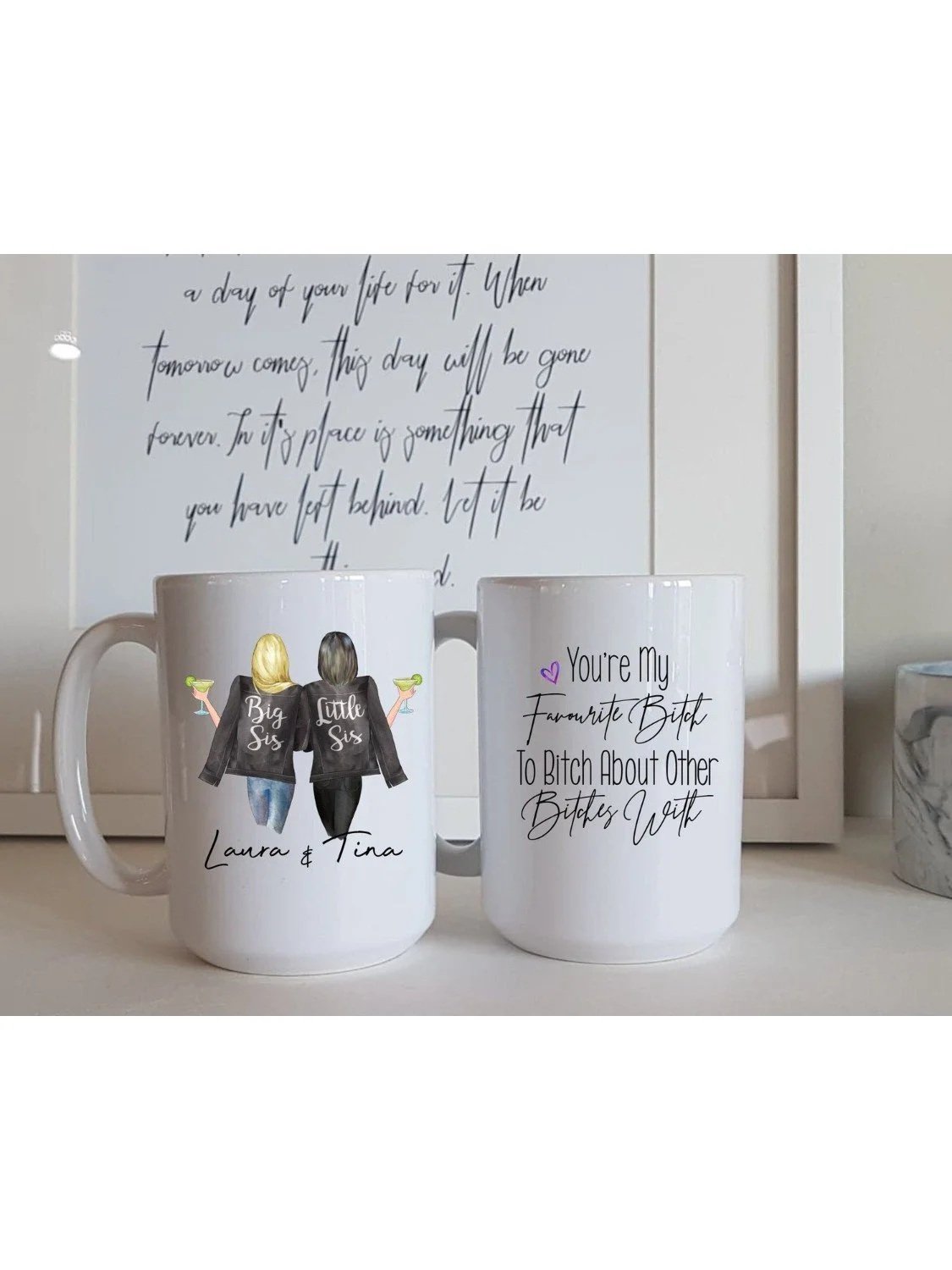 Personalized BFF Coffee Mug