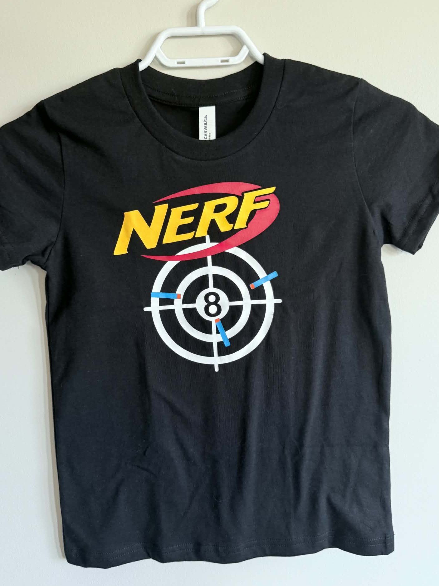 Size Youth Small - Nerf 8 Birthday