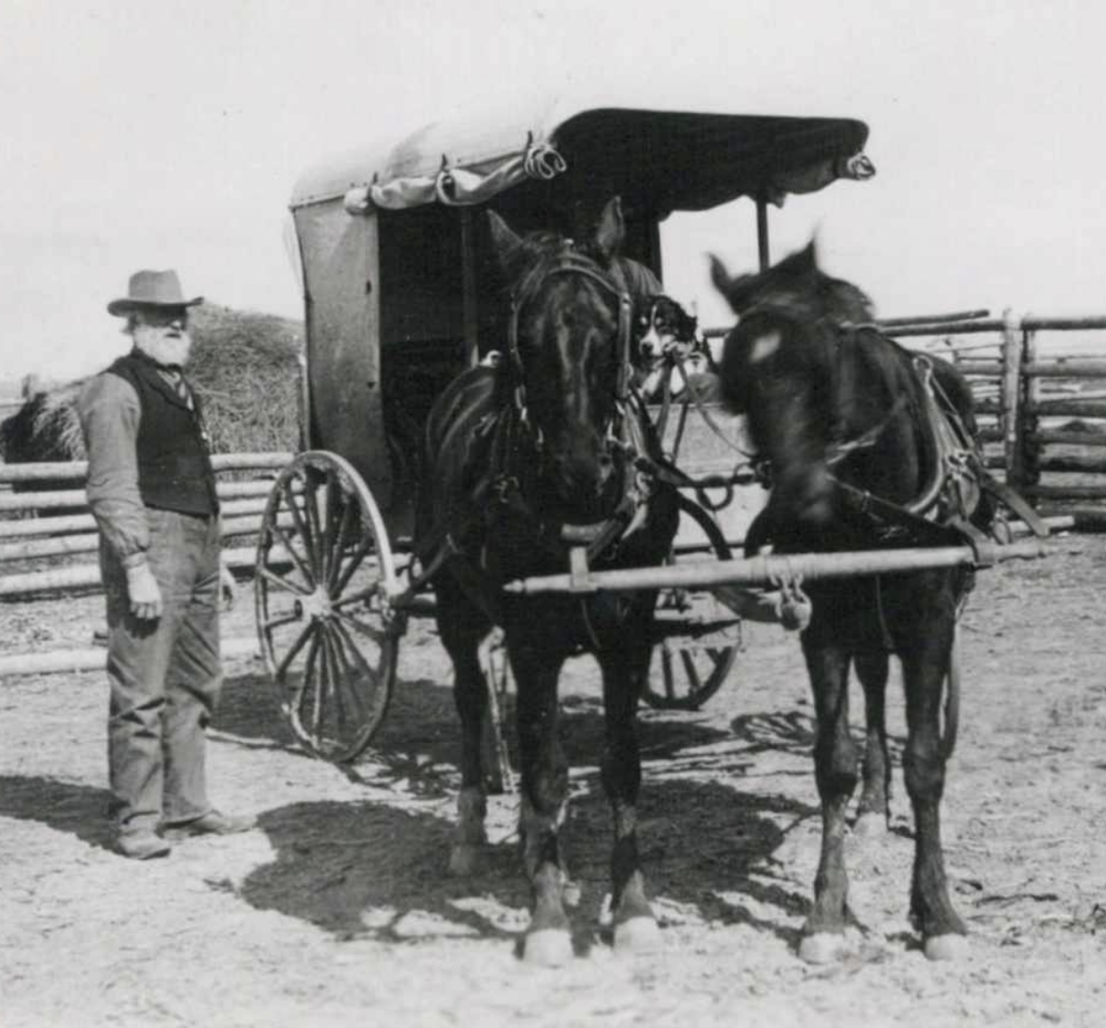 John Strang Thomson and his buggy SLC Utah 1900.png