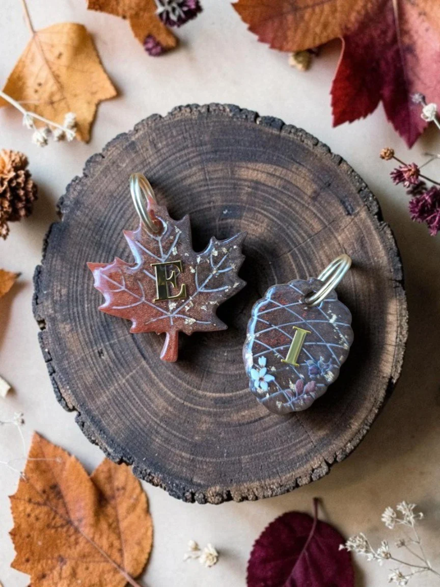 Pines and leaves