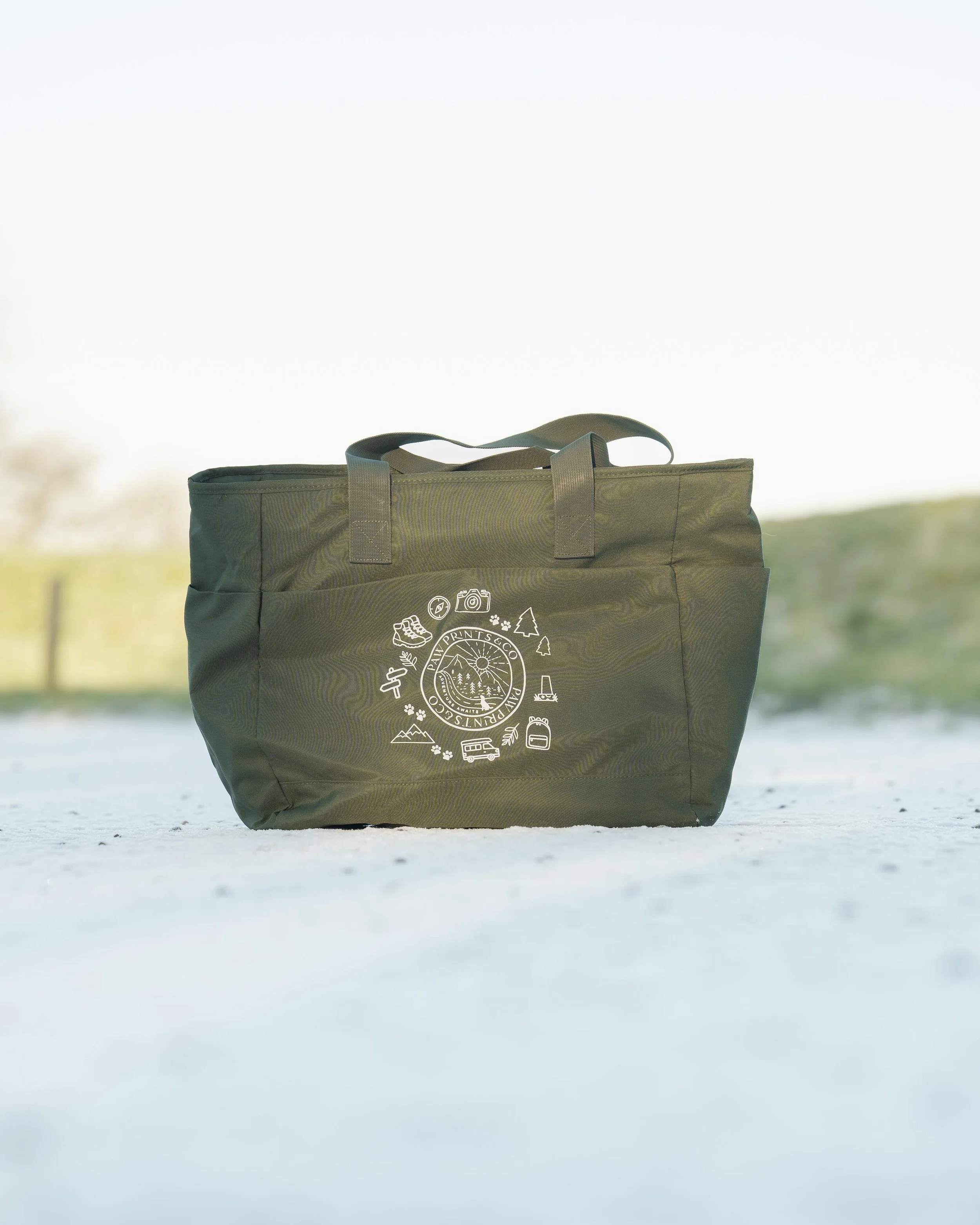 Oversized canvas bags