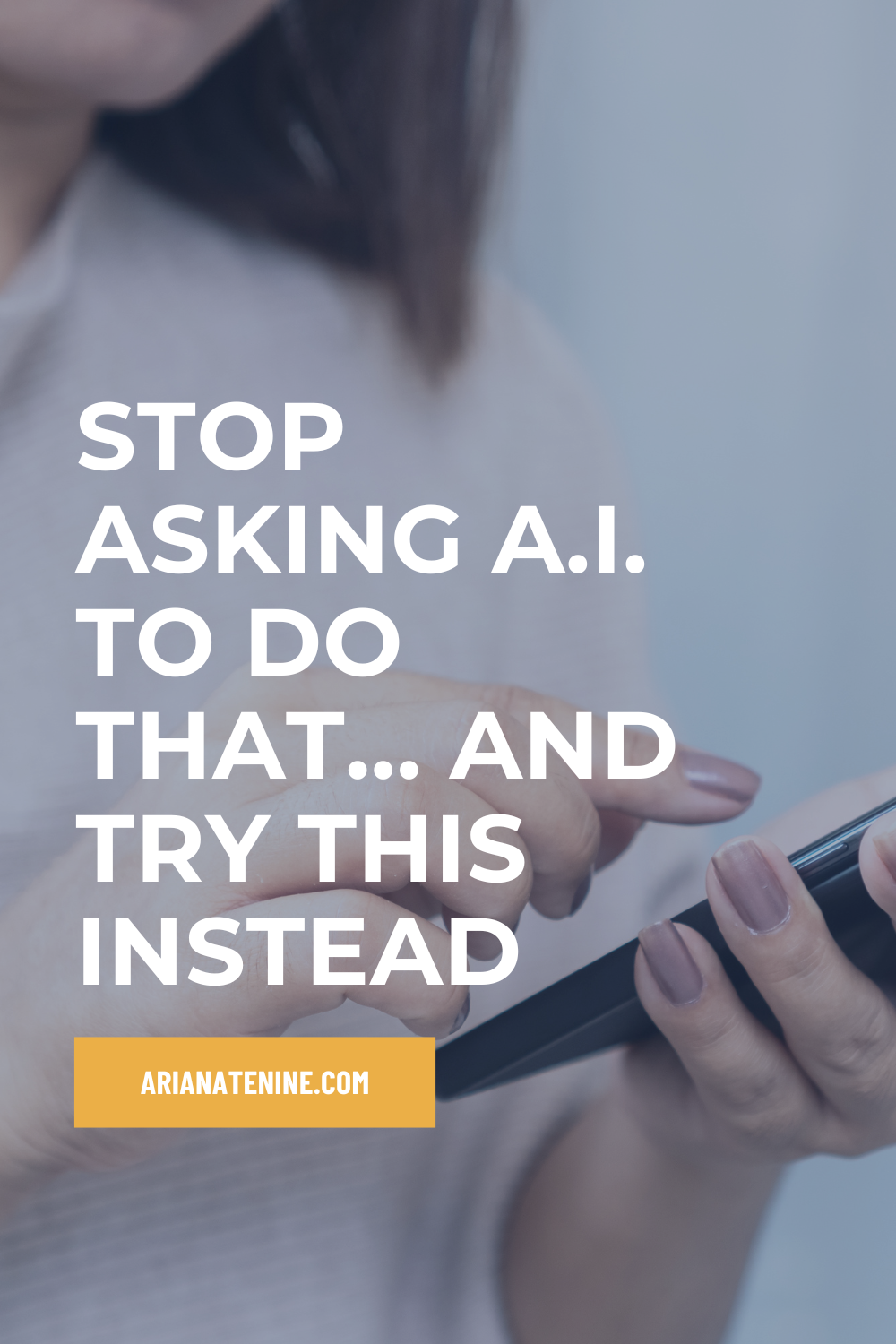 stop asking AI to do that… try this instead