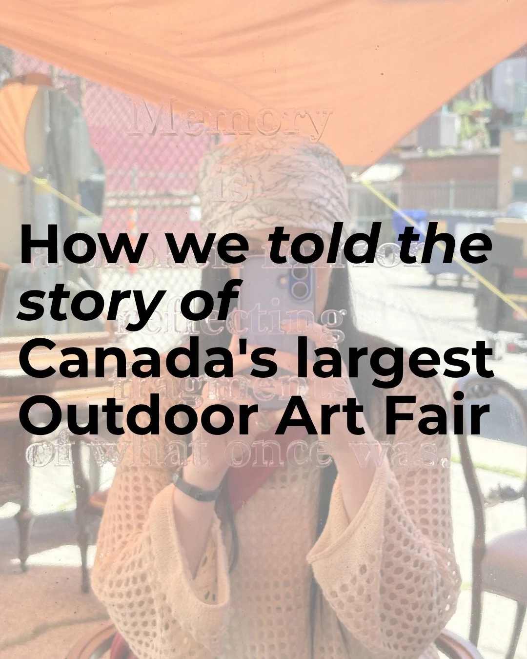 This is a small taste of what went in to the lead up and live posting for the 65th Toronto Outdoor Art Fair. ⁠
⁠
We are proud of the impact created, the stories told, and the artists highlighted. ⁠
⁠
More behind-the-scenes looks at this summer&rsquo;