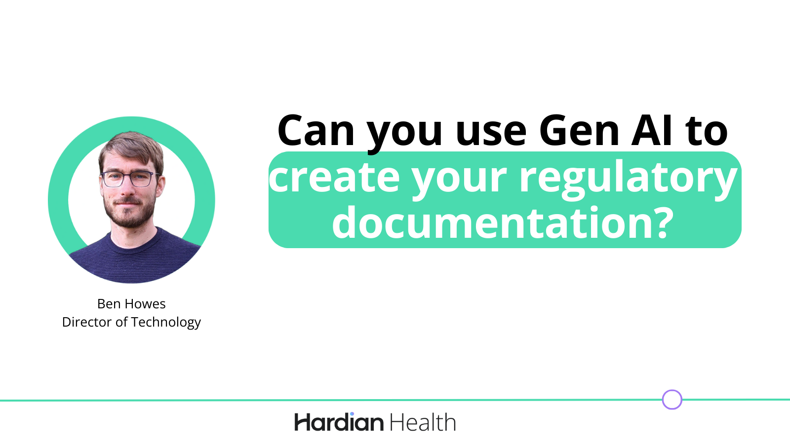 Can you use Gen AI to create your regulatory documentation?