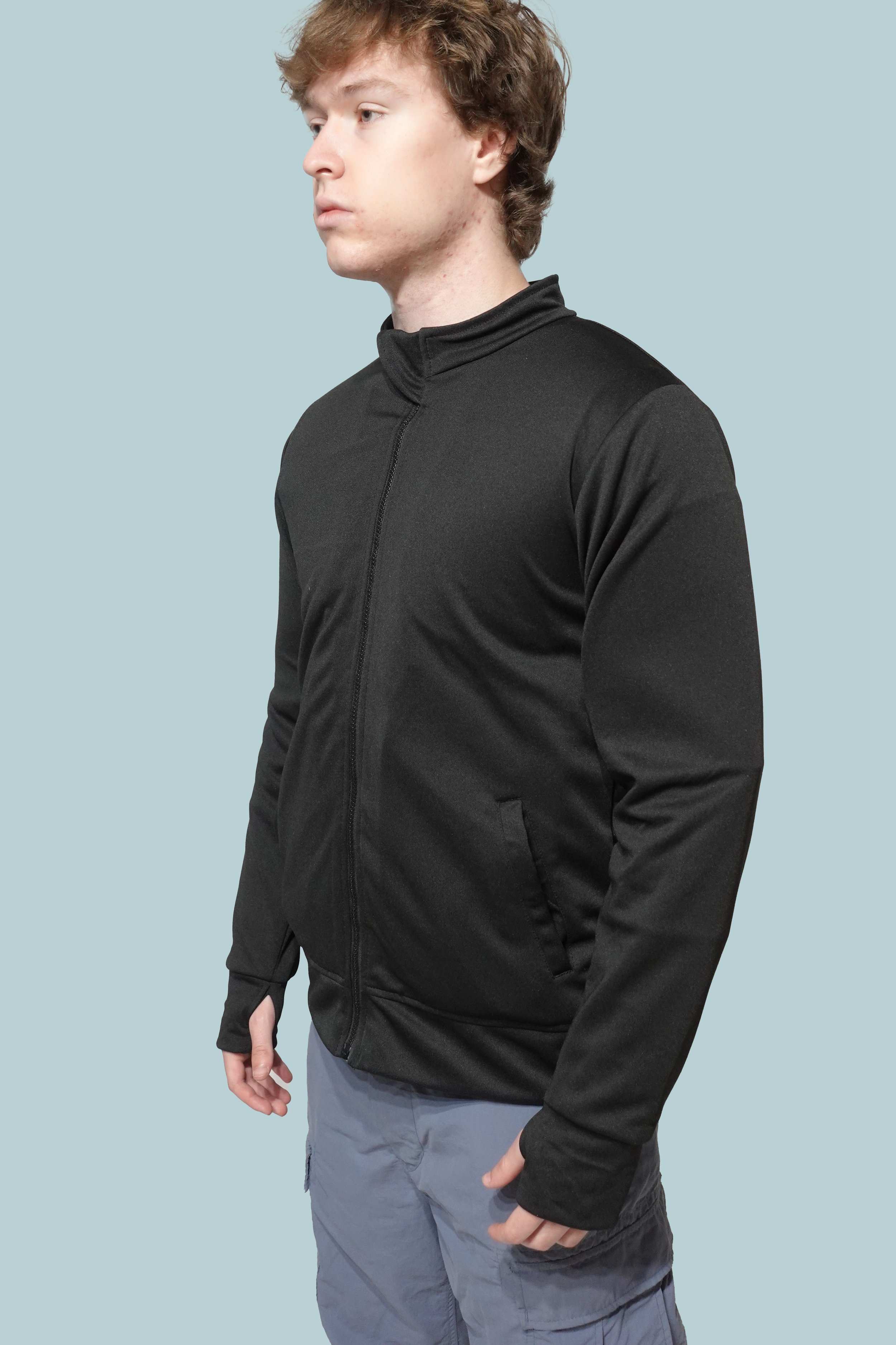 Impact, Cut, Bite and Pinch Resistant Jacket for Teachers zipped side 1.png