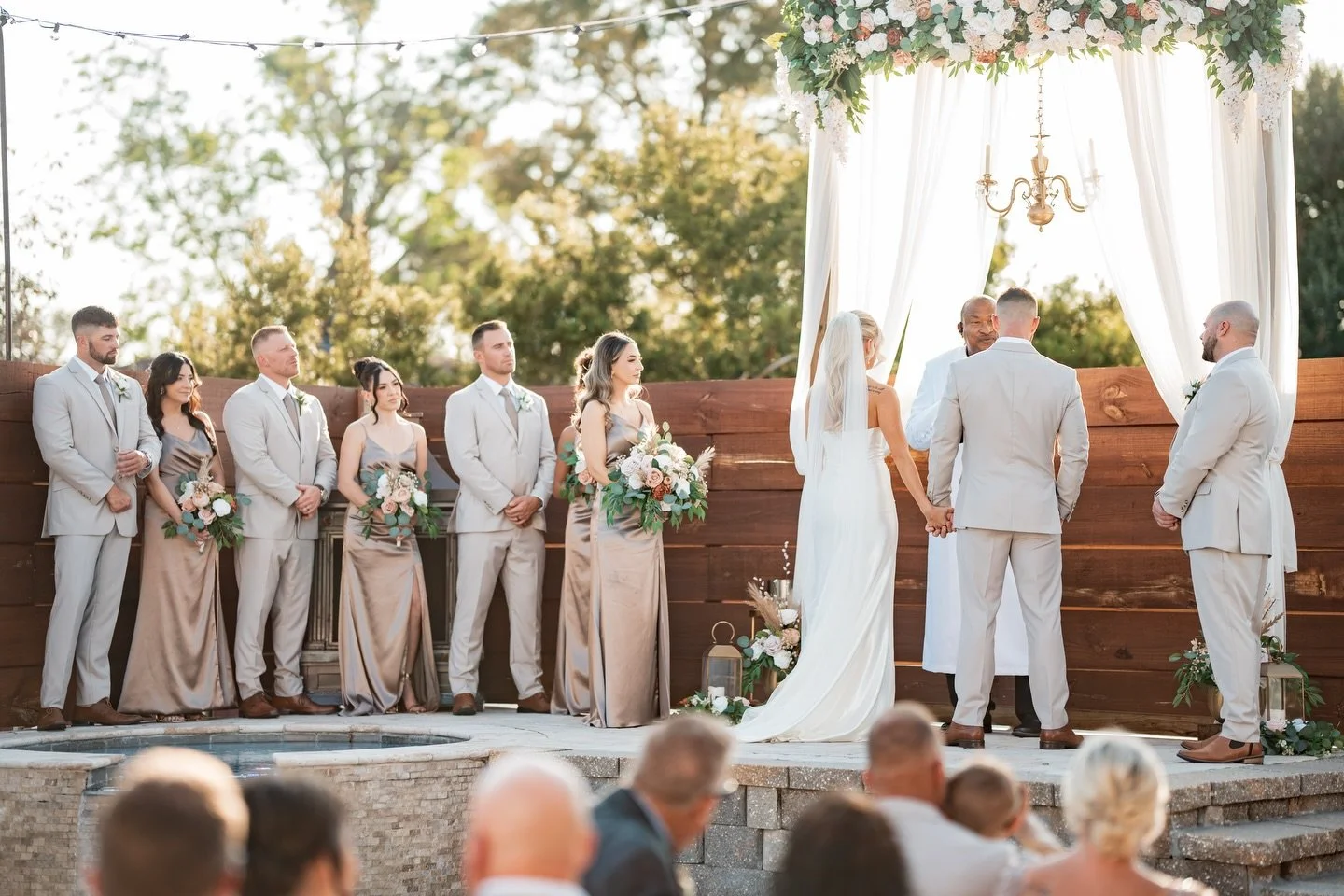 Gorgeous souls, golden moments, and a Louisiana love story sealed forever. 🤍 💍 by 📸 @nastasya_franc_photography. #smokeymountainelopement 
#seviervillephotographer #gatlinburgphotographer
#smokeymountainsweddingphotographer
#mountainwedding
#pigeo