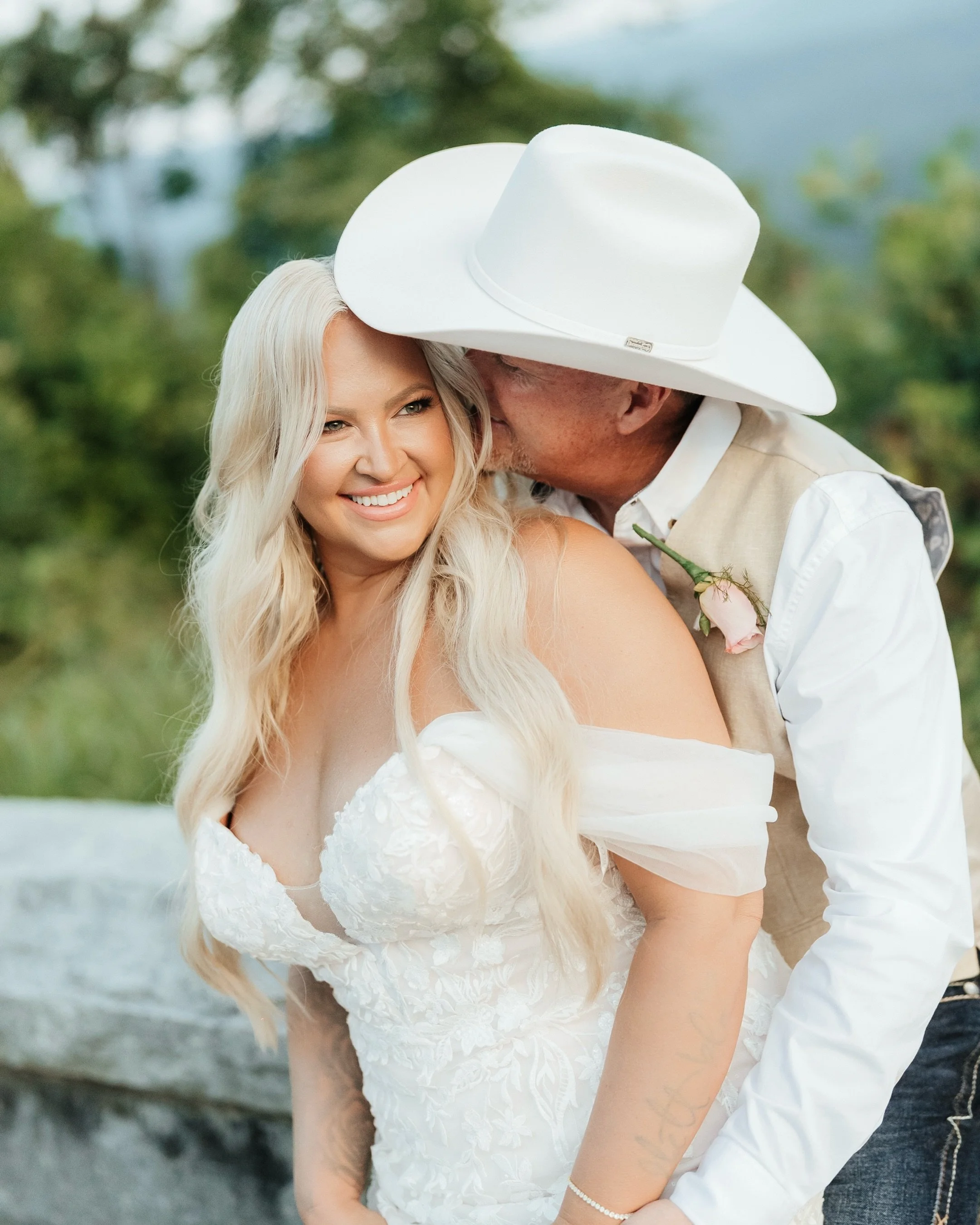 ✨ Just the Two of Them. 🤍

Sometimes, the most beautiful weddings are the simplest ones.

On a quiet evening along the breathtaking Foothills Parkway in Sevierville, Tennessee, these two promised forever with nothing but the mountains, the golden su