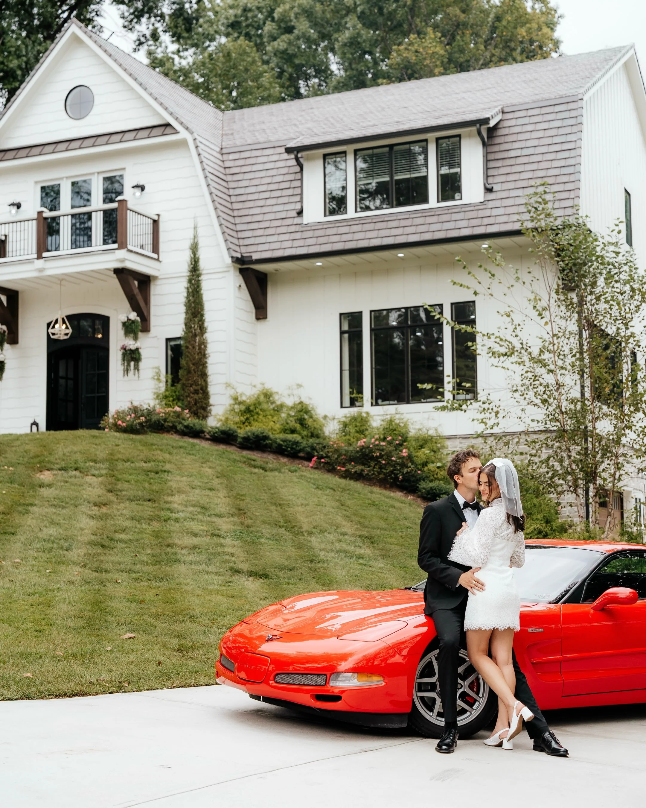 &ldquo;Some love stories begin with a plan, ours began in Vegas&mdash;with a little luck, a lot of love, and a forever we never want to gamble away.&rdquo; Venue: @themanorathickorycreek