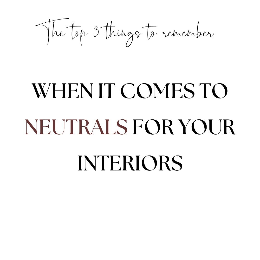 **If all it took was randomly adding neutral things in your home then every neutral lover would have perfectly curated looking homes.**

**So what is it *really* then?**

**My clients are surprised to learn that going for a neutral palette for interi
