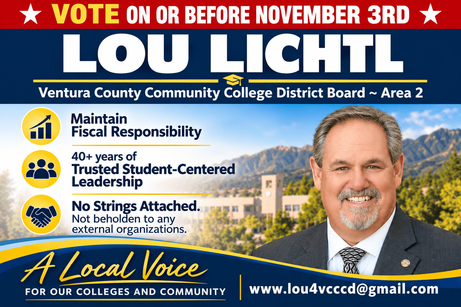 Lou Lichtl for VCCCD