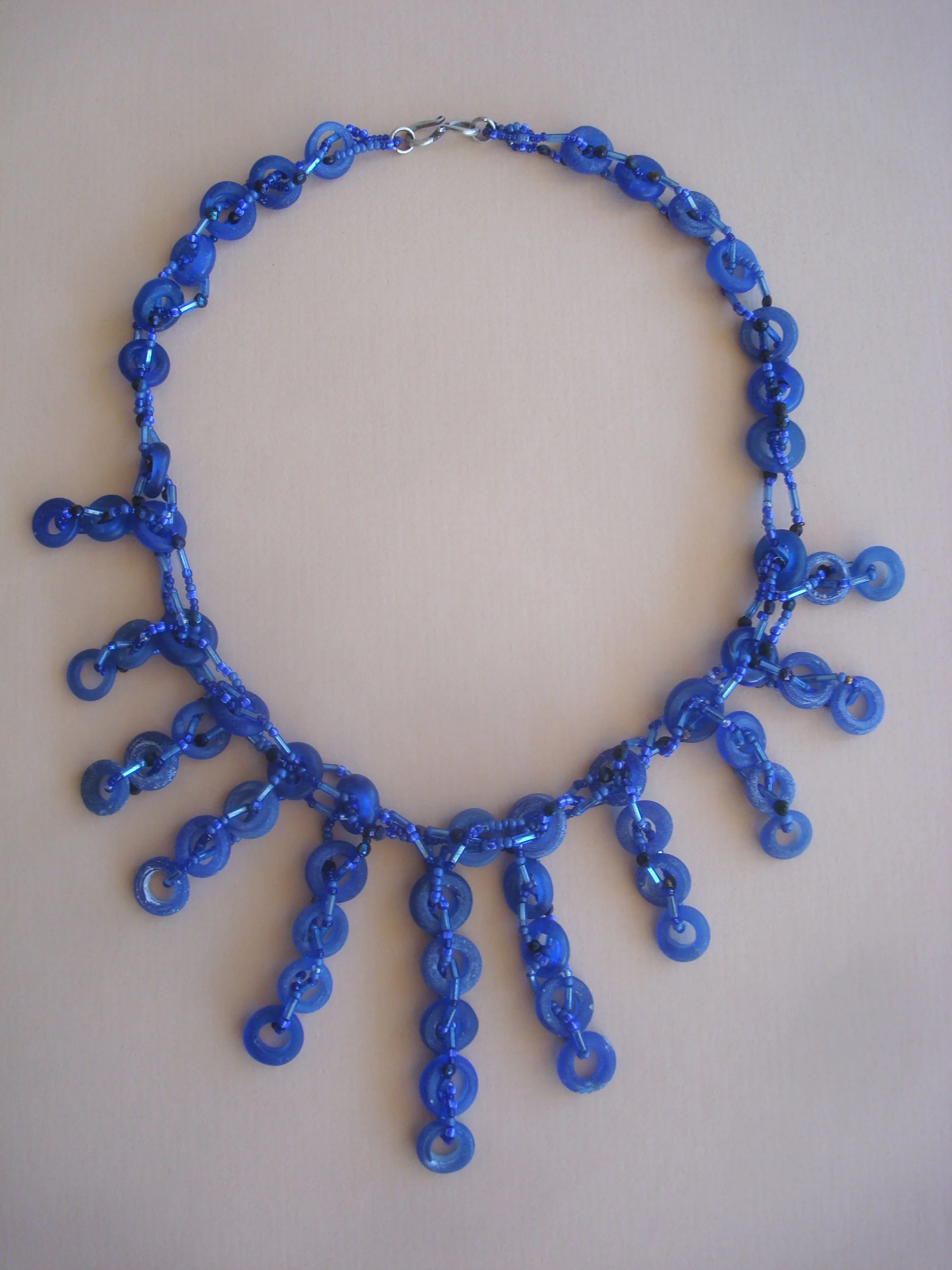 Antique African seed bead cobalt $95
