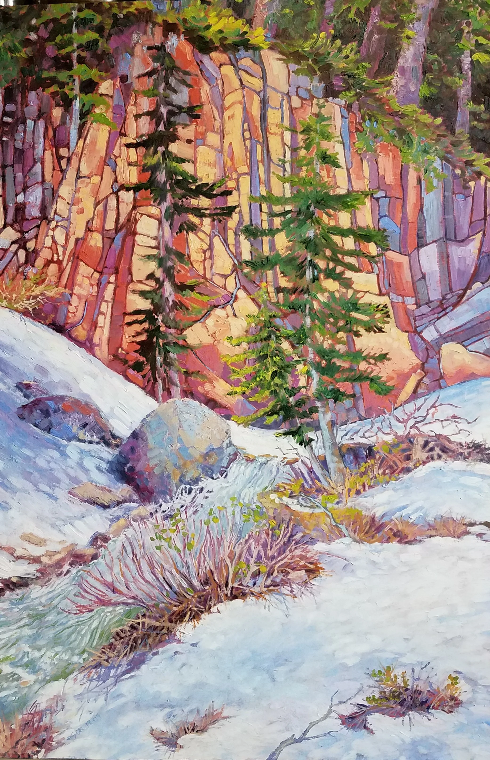 Run Off in the Canyon
24x36"
oil
2,600.