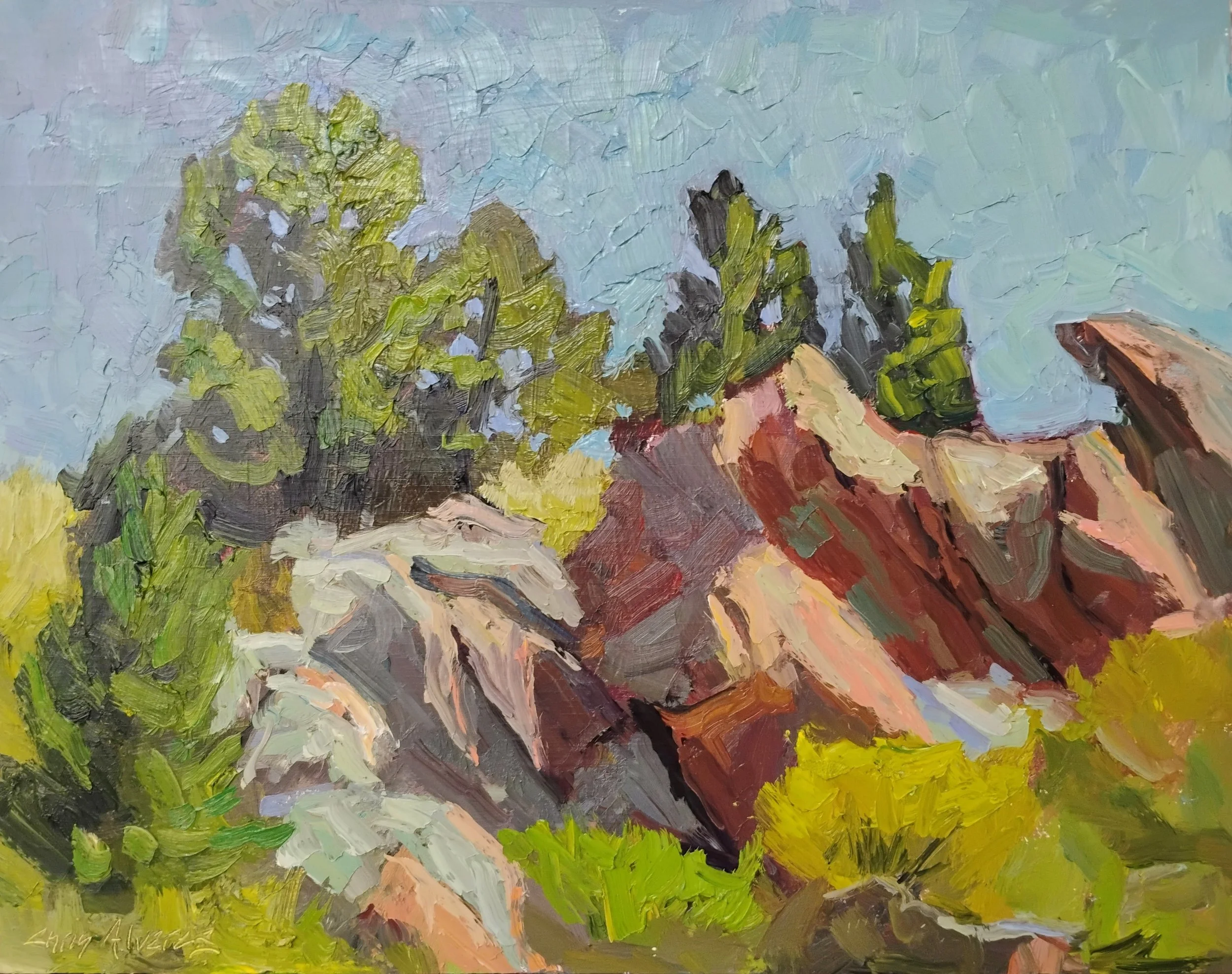 Big Rocks 
11x14"
oil
700.