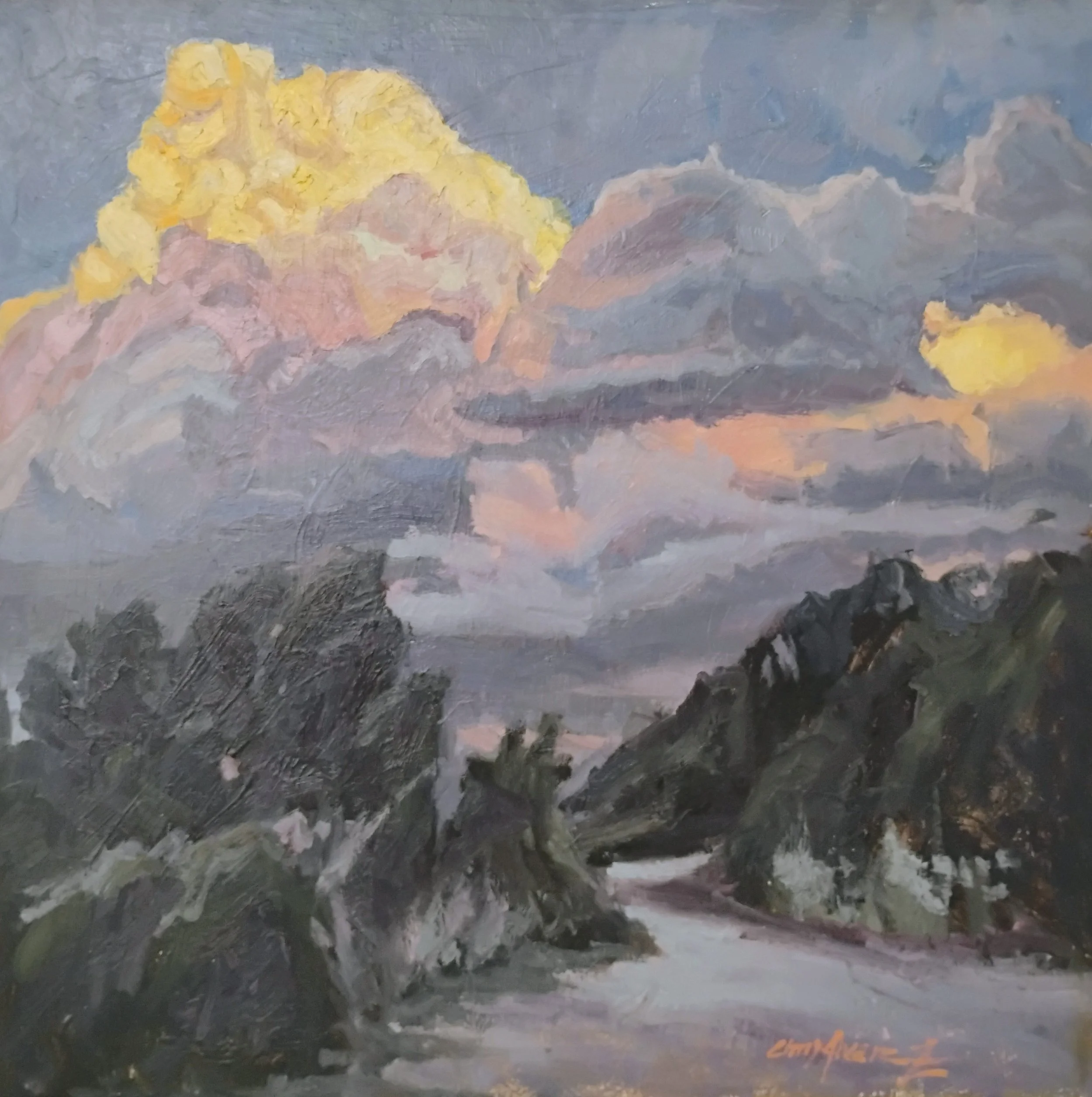 High Storm
20x20"
oil on board
1,200.
