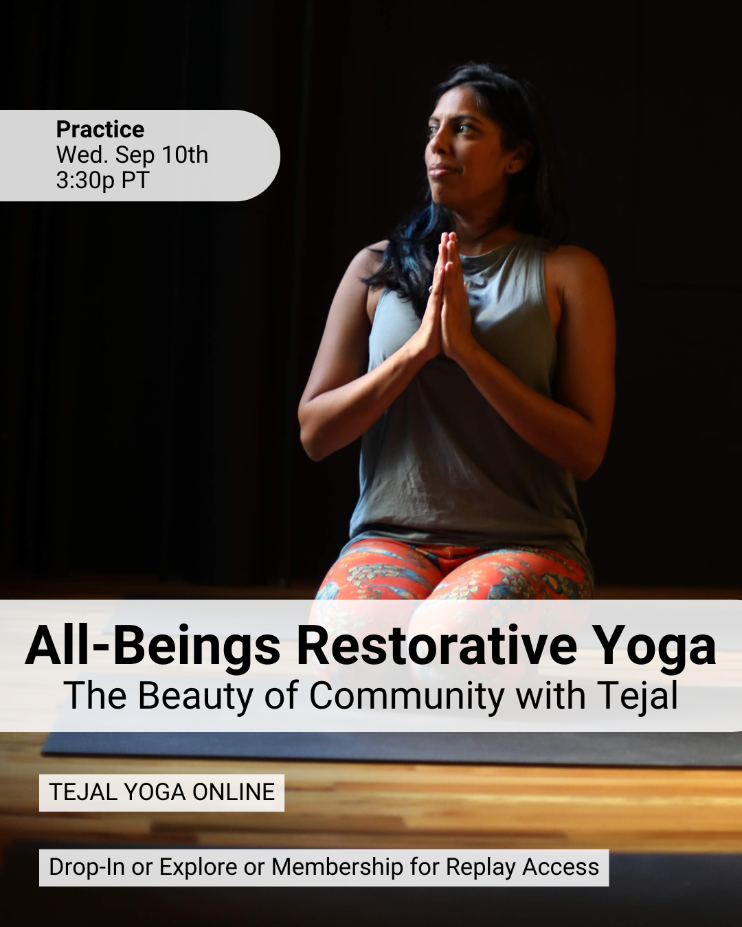 All-Beings Restorative Yoga with Tejal