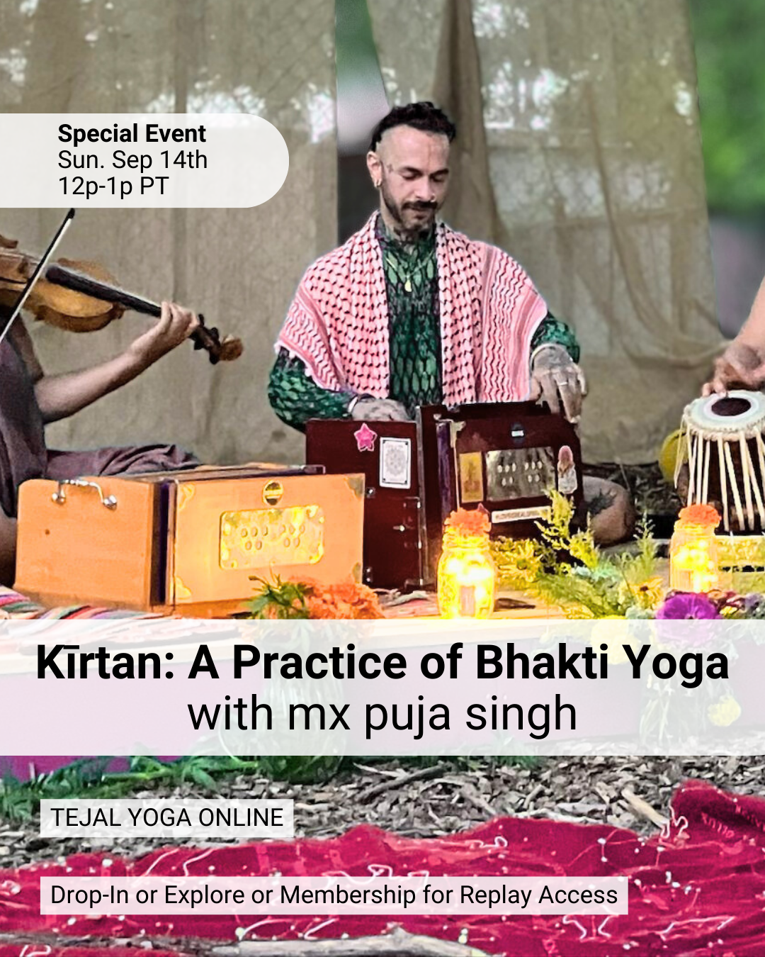 New! Online Kīrtan with mx puja singh (Sep 14)