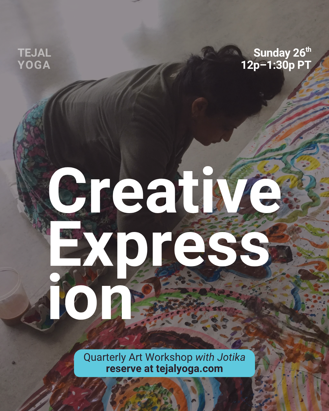 Quarterly Creative Expressive Workshop with Jotika