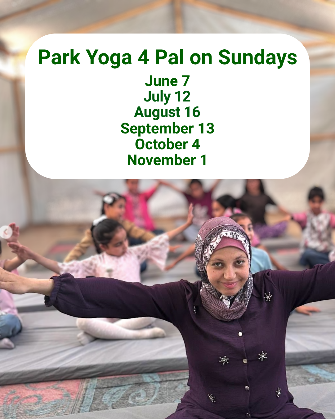 In-Person: Park Yoga 4 Palestine