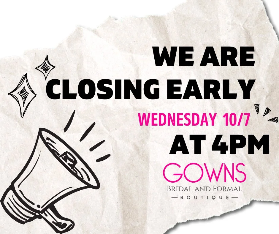 We will be closing at 4pm today, Wednesday 10/7. We apologize for any inconvenience.