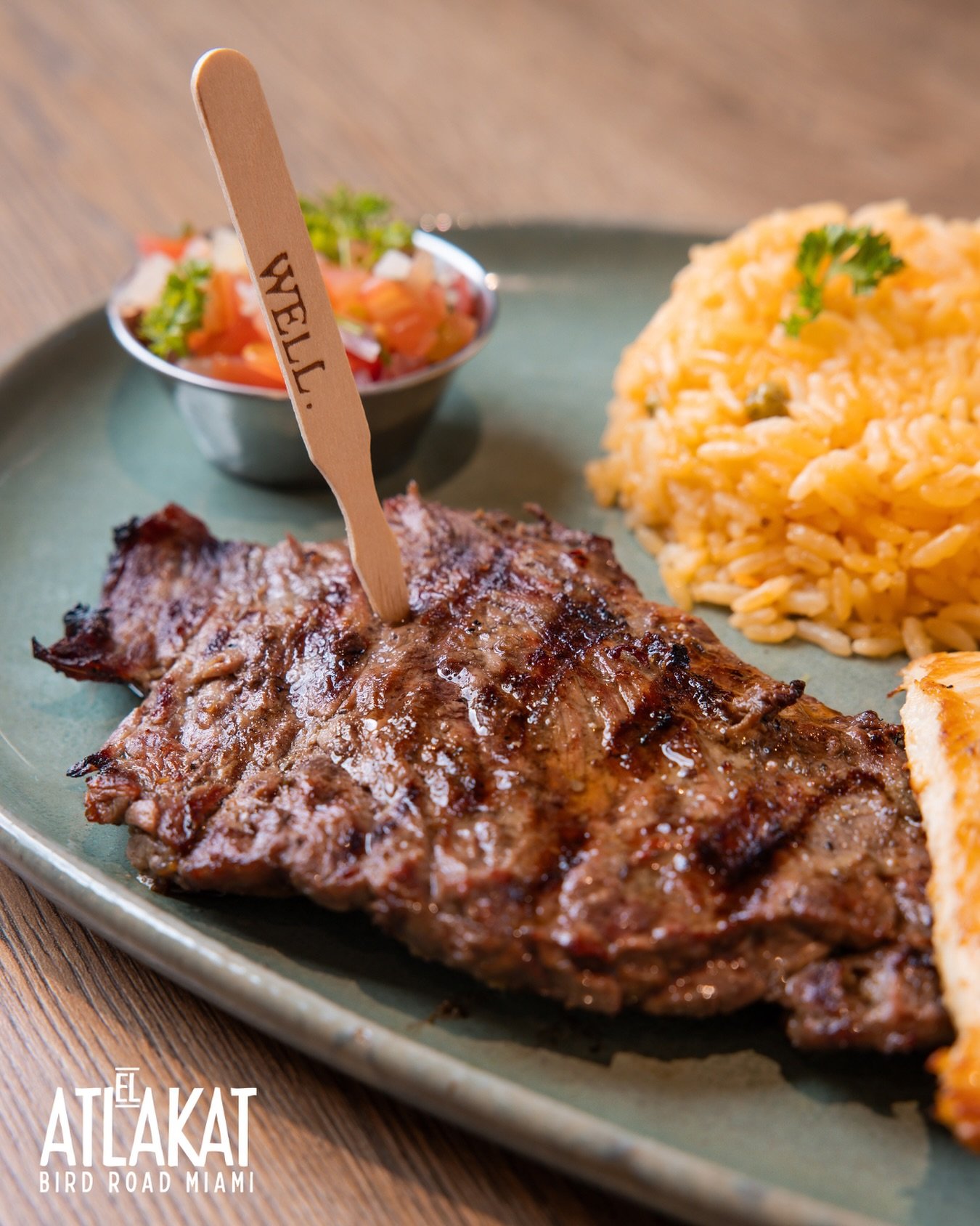 Well done and full of Salvadoran flavor, our grilled steak hits just right. Served with rice, fresh cheese, and curtido, it&rsquo;s a classic that always satisfies. Come taste it 🥩🔥🇸🇻

ONLY AT BIRD ROAD: 9425 S.W. 40th. Street. Miami, FL 33165&nb