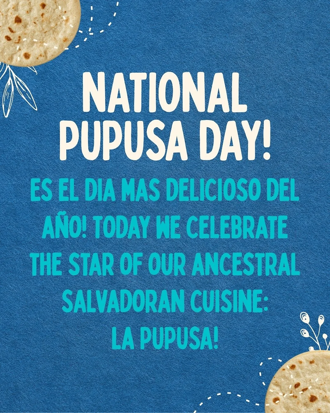 Pupusa lovers, it&rsquo;s your day! 💛 Come celebrate with us 🇸🇻

ONLY AT BIRD ROAD: 9425 S.W. 40th. Street. Miami, FL 33165&nbsp;
💻 Orders, delivery and reservations at www.elatlakat.com
☎️ (305-552-9090) or ☎️ (305-552-1918)
&nbsp;
#MiamiRestaur