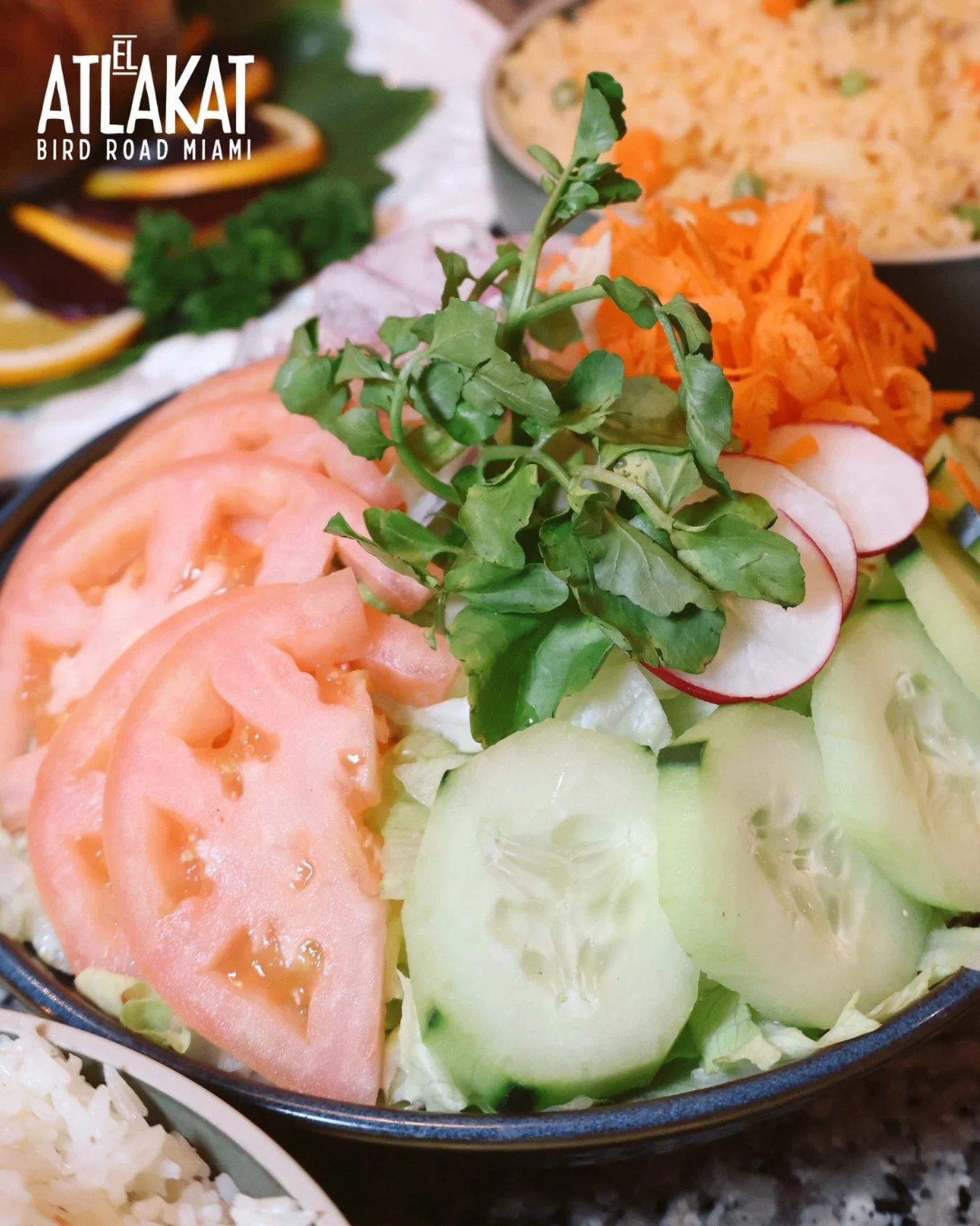 Fresh, colorful, and ready to complete your holiday feast 🥗🌿 The perfect sides for every celebration.

ONLY AT BIRD ROAD: 9425 S.W. 40th. Street. Miami, FL 33165&nbsp;
💻 Orders, delivery and reservations at www.elatlakat.com
☎️ (305-552-9090) or ☎