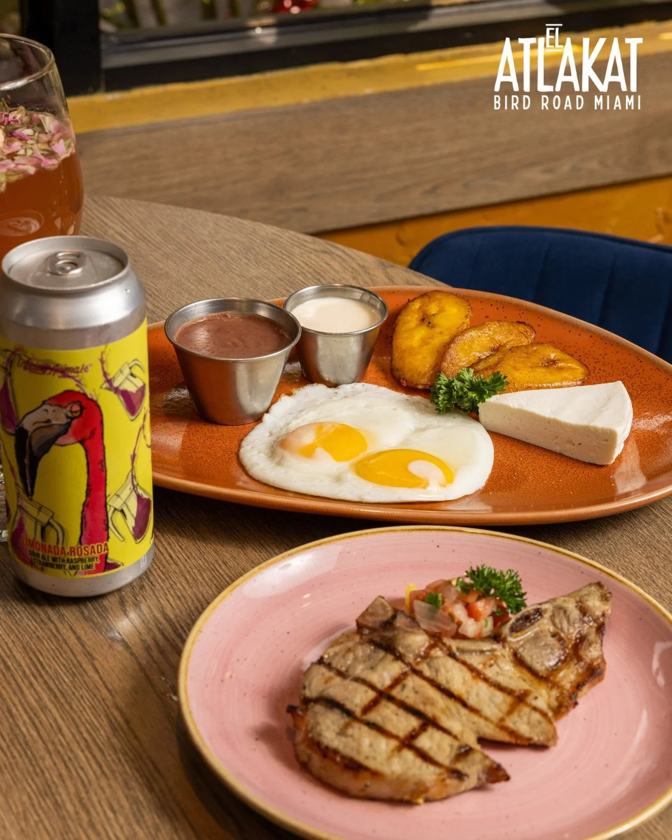 Breakfast done right: eggs, plantains, steak, and all the good stuff. 🍳✨

ONLY AT BIRD ROAD: 9425 S.W. 40th. Street. Miami, FL 33165&nbsp;
💻 Orders, delivery and reservations at www.elatlakat.com
☎️ (305-552-9090) or ☎️ (305-552-1918)
&nbsp;
#Miami
