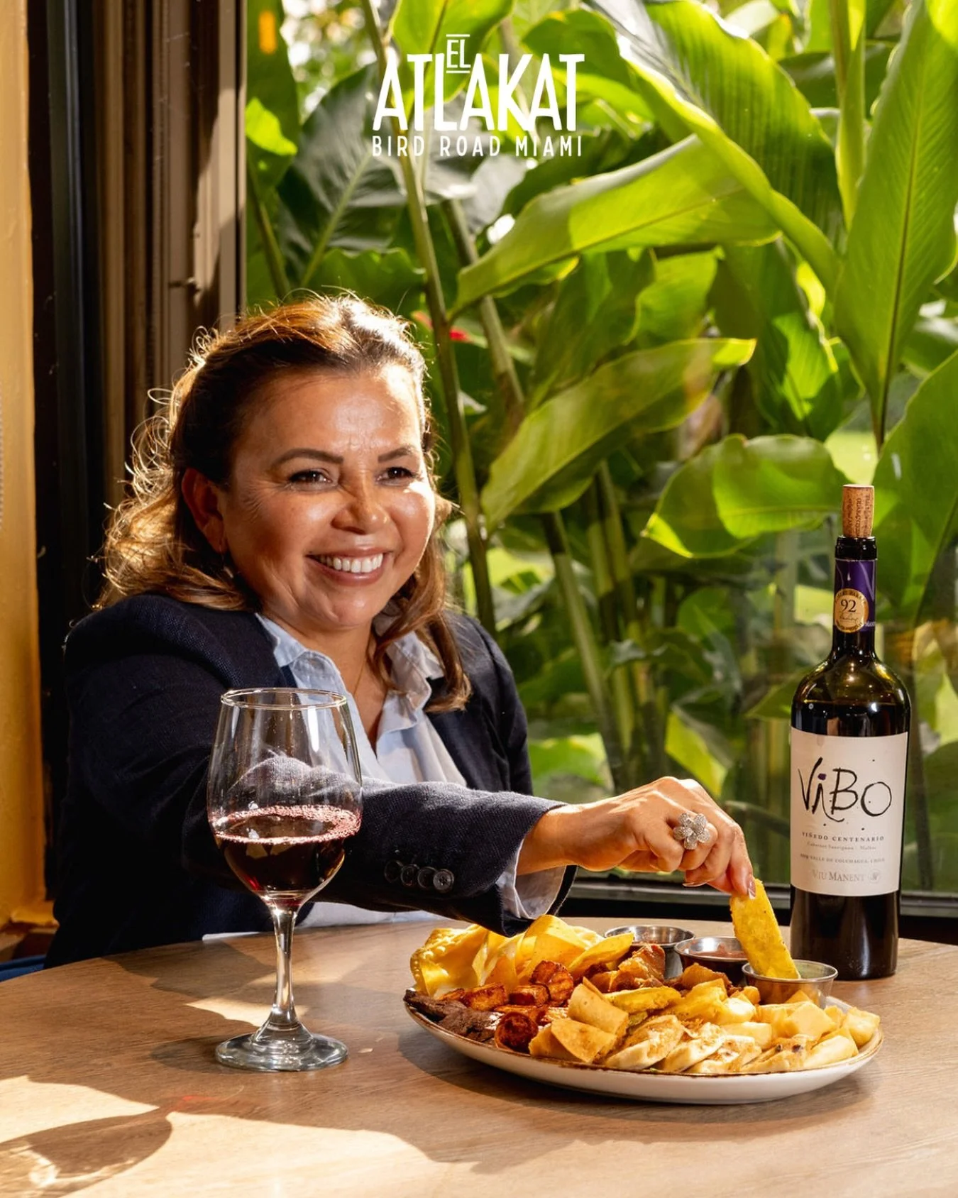 Good food, great company, and a perfect pour 🍷✨ This is how memories are made.

ONLY AT BIRD ROAD: 9425 S.W. 40th. Street. Miami, FL 33165&nbsp;
💻 Orders, delivery and reservations at www.elatlakat.com
☎️ (305-552-9090) or ☎️ (305-552-1918)
&nbsp;
