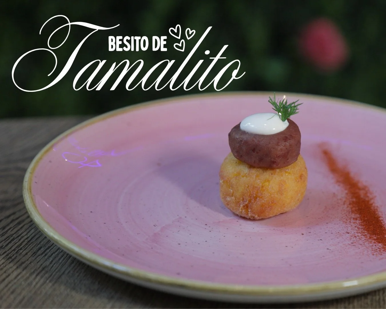 A little bite of love this Valentine&rsquo;s Day 💕 our Besito de Tamalito is our take on a classic arancini, a sweet corn tamal bite served over bean pur&eacute;e and topped with our signature crema, available exclusively on February 14 as part of o