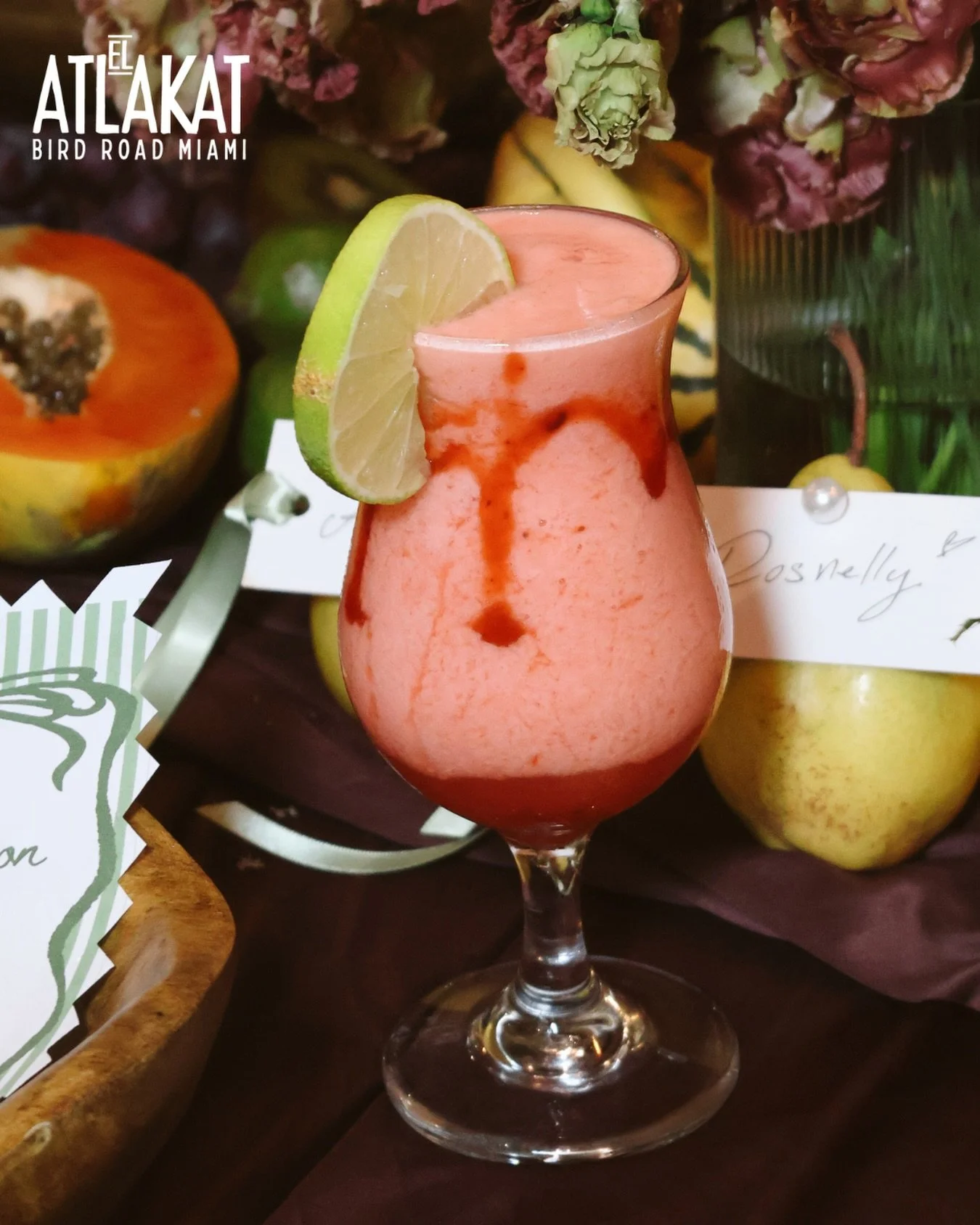 Frozen Lemonade 🍓❄️ Sweet, icy, and perfectly refreshing. One sip and you&rsquo;re smiling already.

ONLY AT BIRD ROAD: 9425 S.W. 40th. Street. Miami, FL 33165&nbsp;
💻 Orders, delivery and reservations at www.elatlakat.com
☎️ (305-552-9090) or ☎️ (