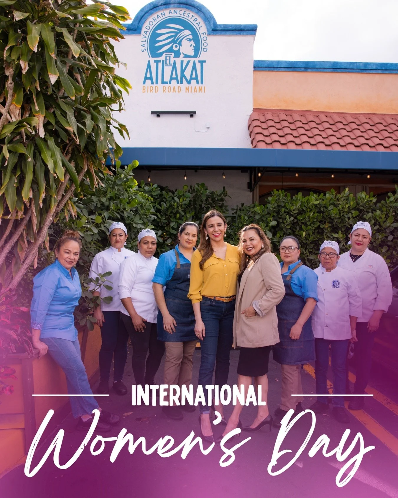 Today we honor the strength, passion, and brilliance of the women who inspire us every day. 💜 International Women&rsquo;s Day.

ONLY AT BIRD ROAD: 9425 S.W. 40th. Street. Miami, FL 33165&nbsp;
💻 Orders, delivery and reservations at www.elatlakat.co