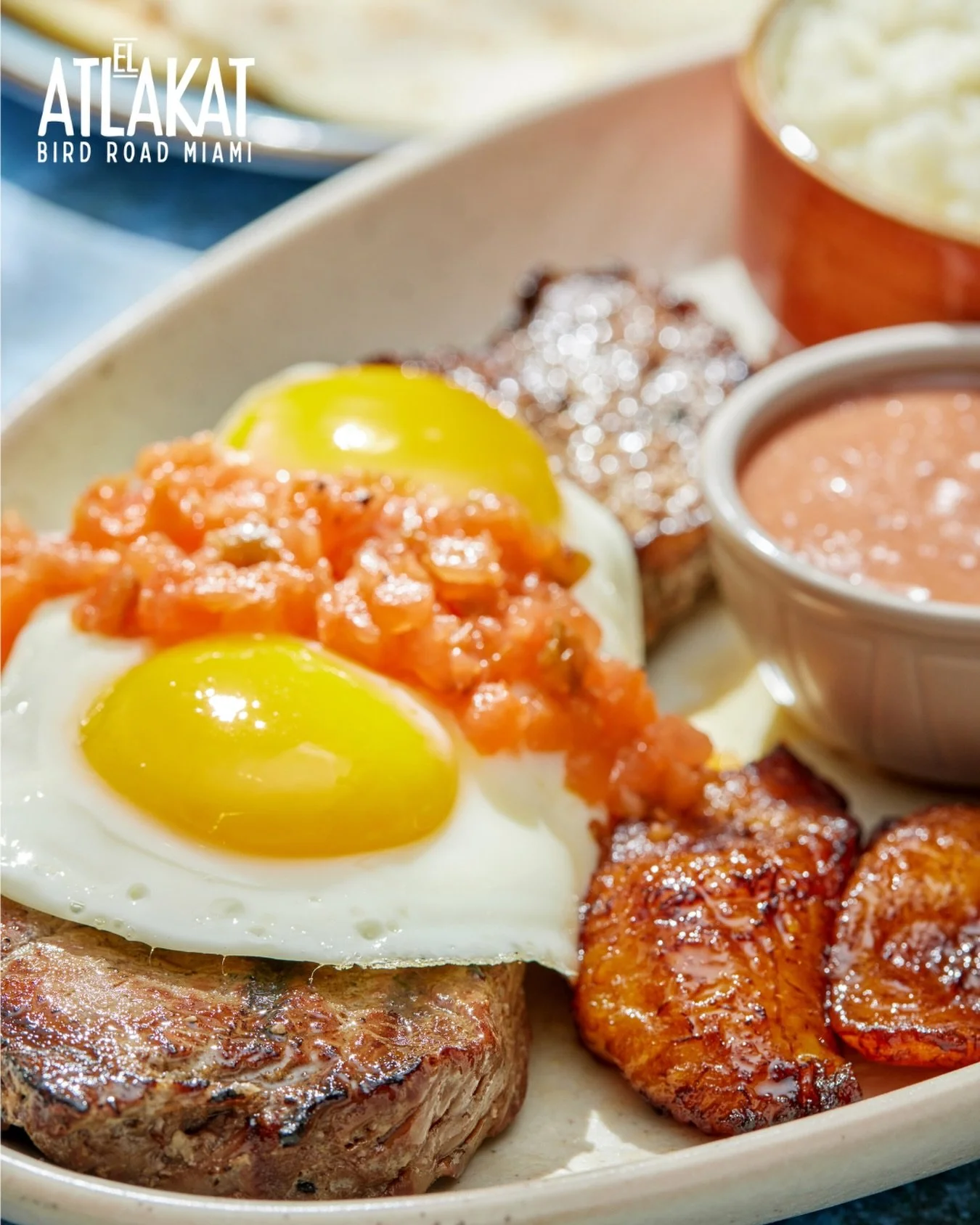 Steak, eggs, sweet plantains, beans, rice, and a fresh tortilla &mdash; all on one plate. No frills, no shortcuts. Just El Salvador the way it&rsquo;s always been. ☀️🇸🇻

ONLY AT BIRD ROAD: 9425 S.W. 40th. Street. Miami, FL 33165&nbsp;
💻 Orders, de