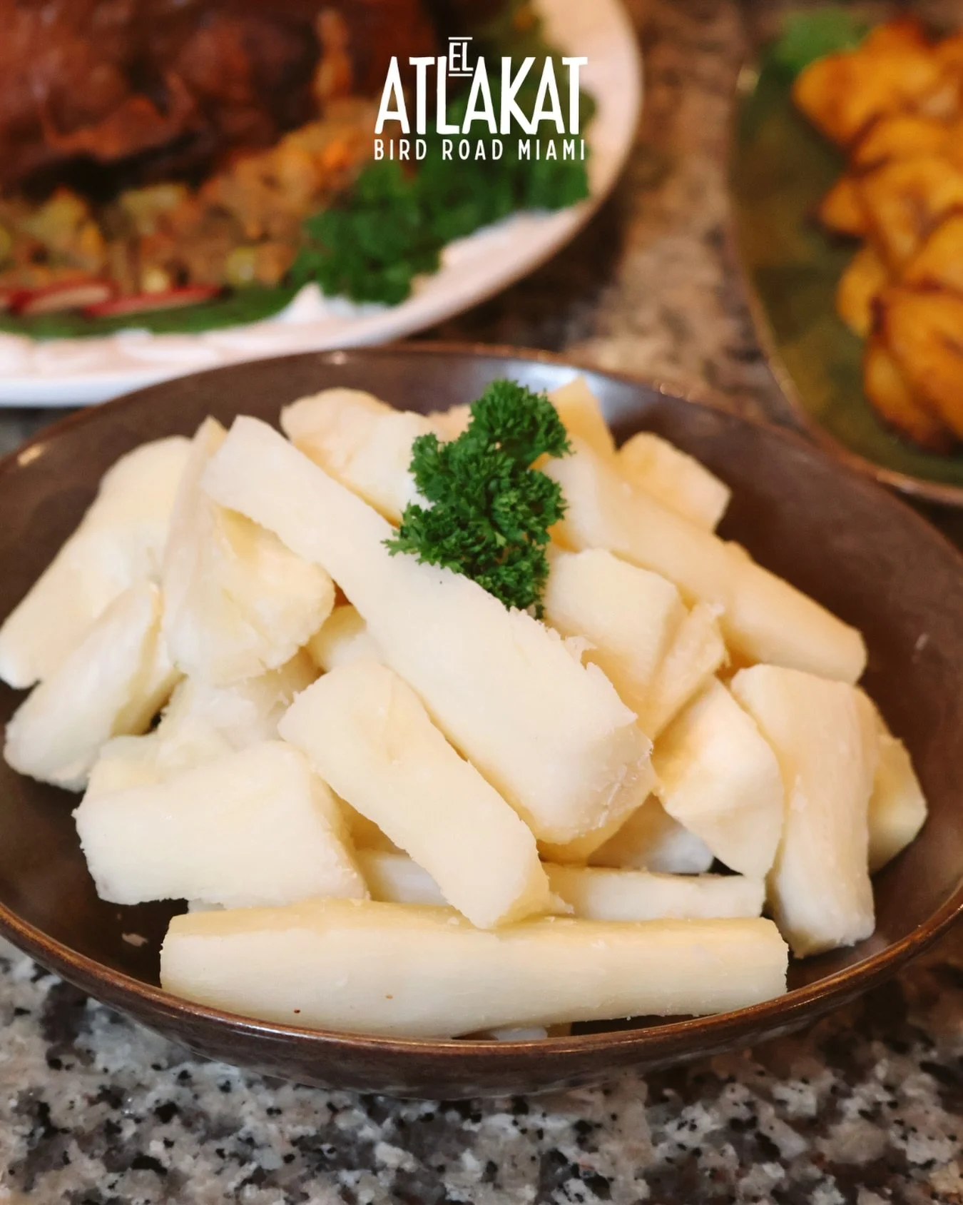 Simple. Ancestral. Irreplaceable. Our cassava is the side dish that quietly becomes your favorite. 🇸🇻✨

ONLY AT BIRD ROAD: 9425 S.W. 40th. Street. Miami, FL 33165&nbsp;
💻 Orders, delivery and reservations at www.elatlakat.com
☎️ (305-552-9090) or 