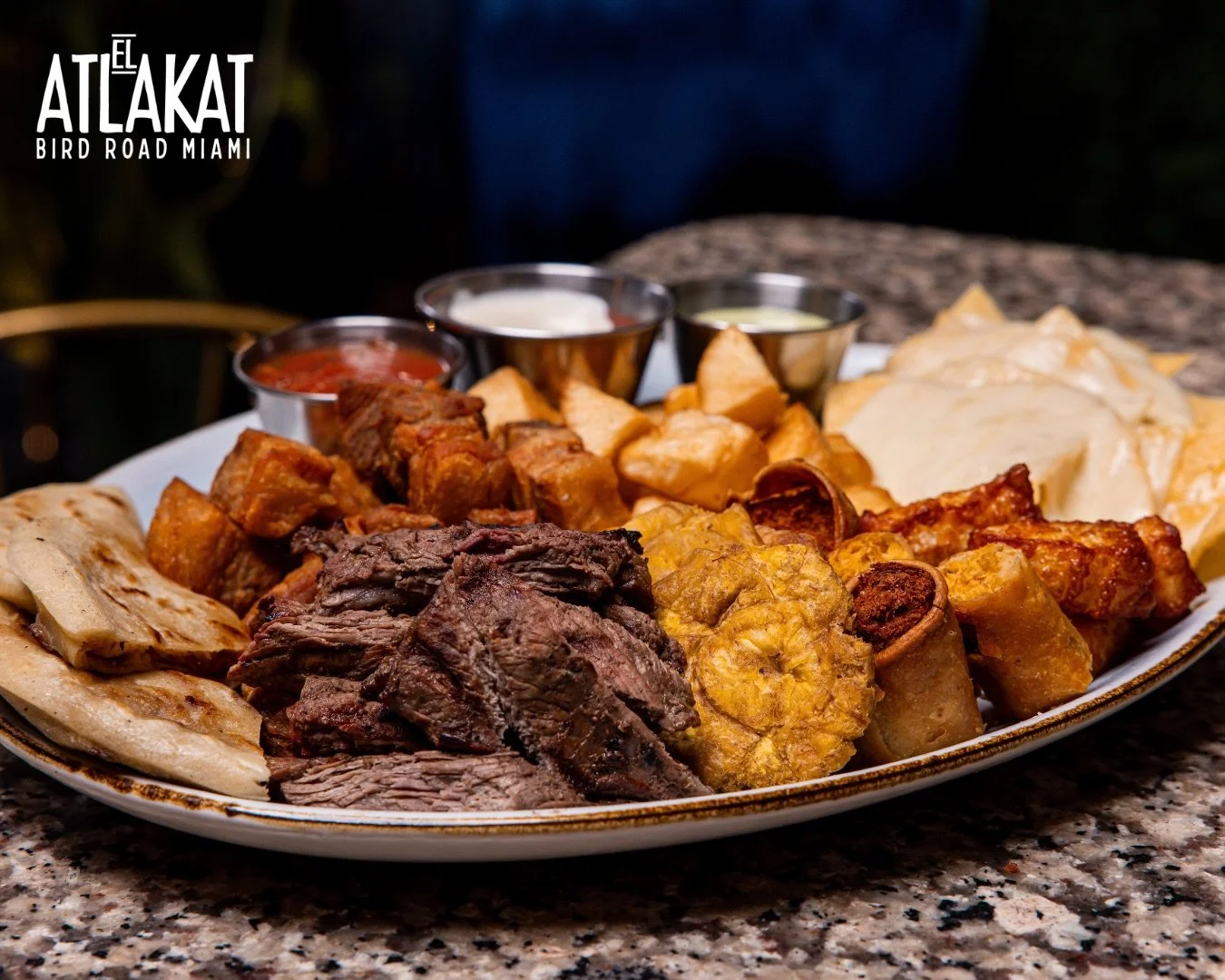 One plate, endless flavors. Our antojitos are made for sharing &mdash; or not. We don&rsquo;t judge. 😄🔥

ONLY AT BIRD ROAD: 9425 S.W. 40th. Street. Miami, FL 33165&nbsp;
💻 Orders, delivery and reservations at www.elatlakat.com
☎️ (305-552-9090) or