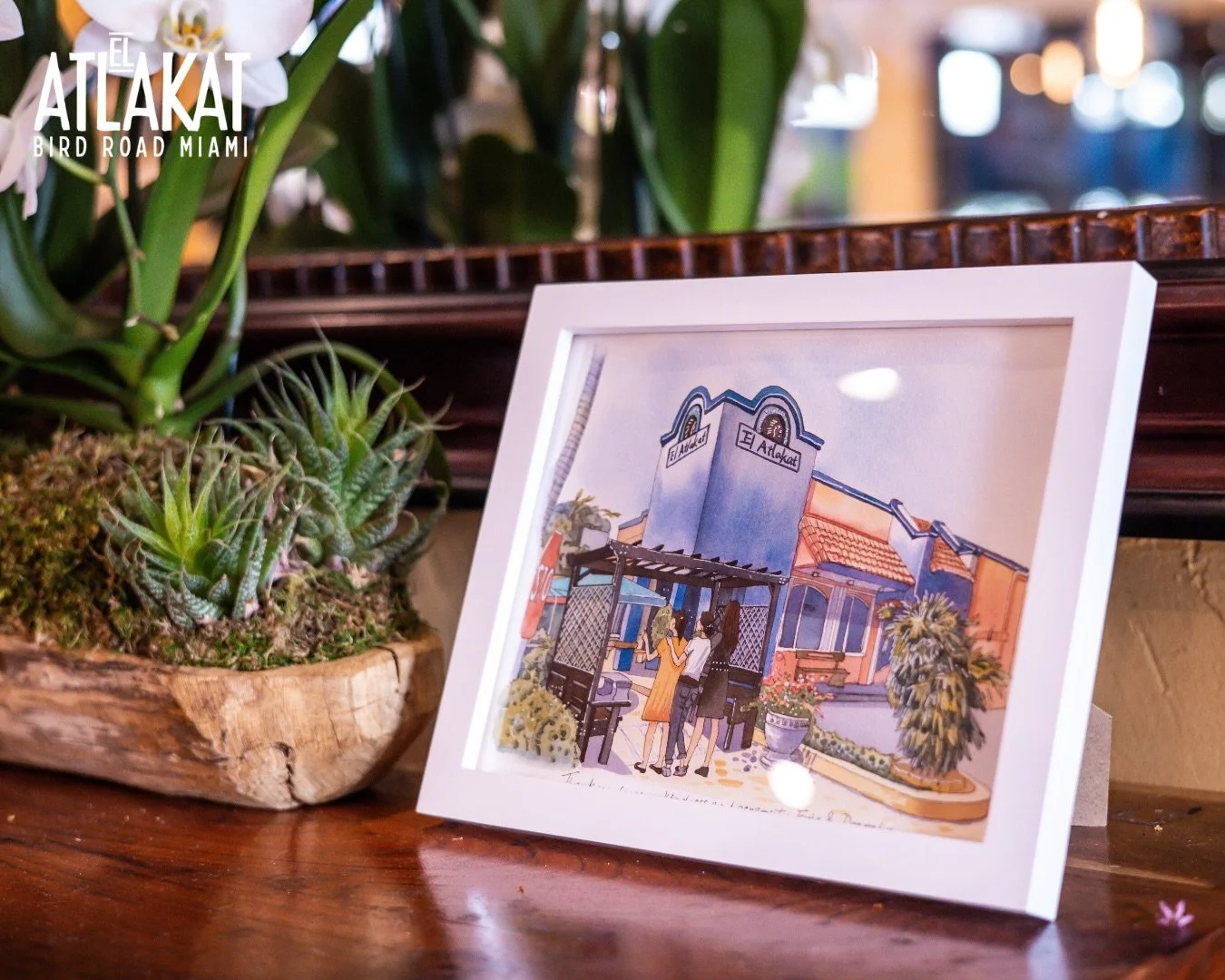 Someone loved us enough to paint us. We love you back. 🤍 Come find the real thing on Bird Road. ✨

ONLY AT BIRD ROAD: 9425 S.W. 40th. Street. Miami, FL 33165&nbsp;
💻 Orders, delivery and reservations at www.elatlakat.com
☎️ (305-552-9090) or ☎️ (30