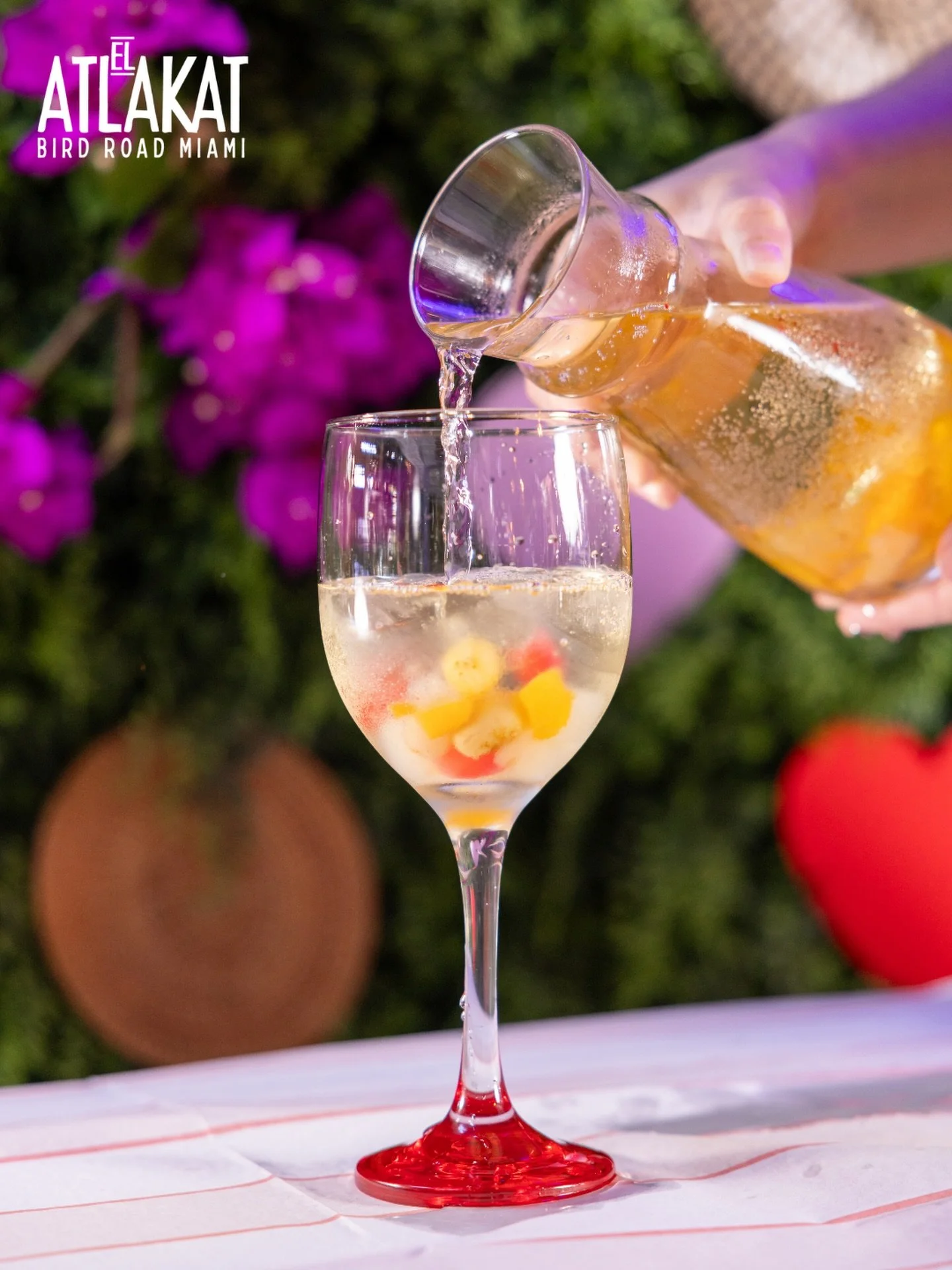 La bebida que no sab&iacute;as que necesitabas hoy! 🌸 Frutal, refrescante y con ese toque especial que lo hace diferente &mdash; cheers to the good stuff 🥂✨

ONLY AT BIRD ROAD: 9425 S.W. 40th. Street. Miami, FL 33165&nbsp;
💻 Orders, delivery and r