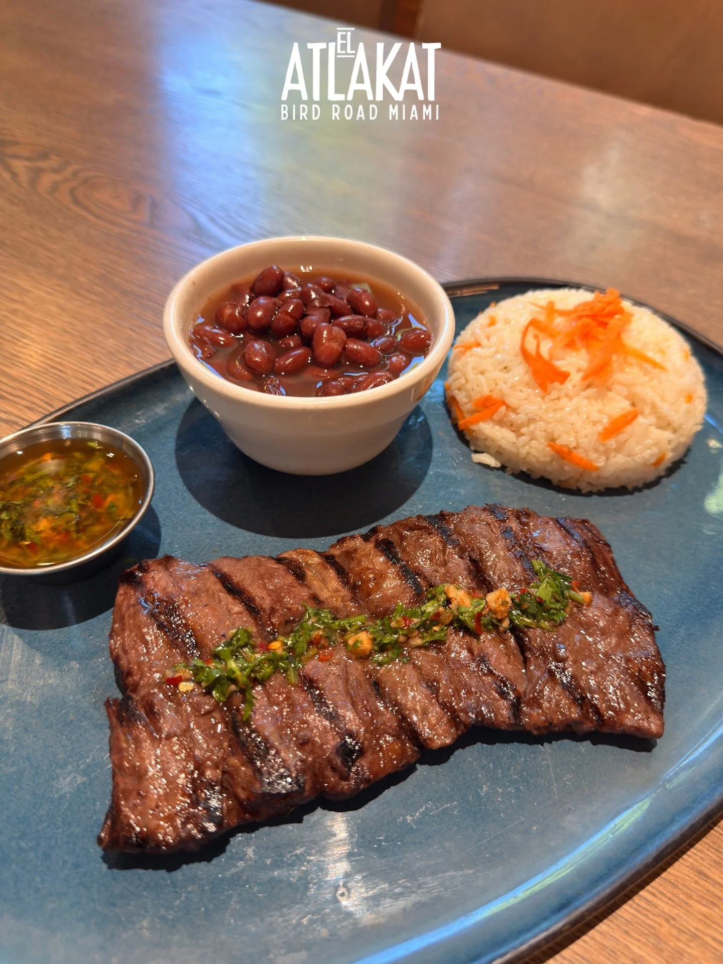 Perfect grill marks = serious business 🔥🥩 Our Churrasco de Izalco comes with rice, beans, and all the Salvadoran comfort you crave.

Catch it on our Lunch Menu Monday through Friday from 11 AM to 3 PM 👀

ONLY AT BIRD ROAD: 9425 S.W. 40th. Street. 