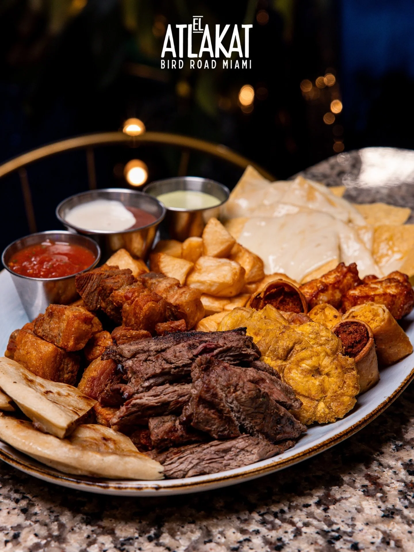 Some cravings are worth sharing 😮&zwj;💨🔥 From crispy bites to juicy grilled meats, every plate at El Atlakat brings the flavor of home to the table.

ONLY AT BIRD ROAD: 9425 S.W. 40th. Street. Miami, FL 33165&nbsp;
💻 Orders, delivery and reservat