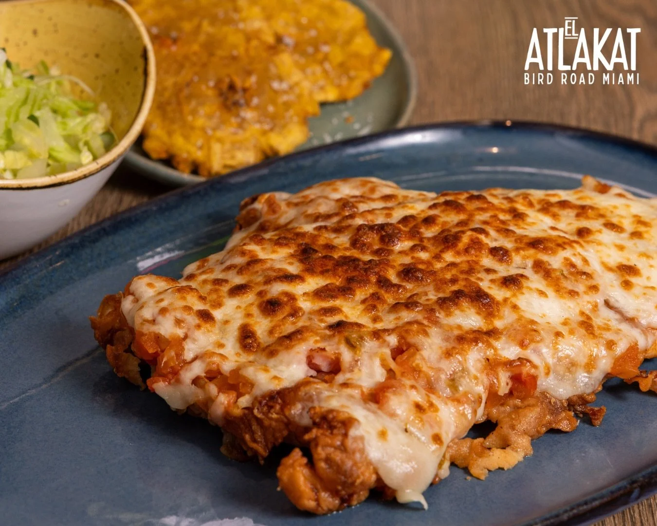 Our Chicken Milanesa is topped with melted cheese and served with fresh salad and crispy plantains for a meal that&rsquo;s pure comfort. 🍗✨

ONLY AT BIRD ROAD: 9425 S.W. 40th. Street. Miami, FL 33165&nbsp;
💻 Orders, delivery and reservations at www