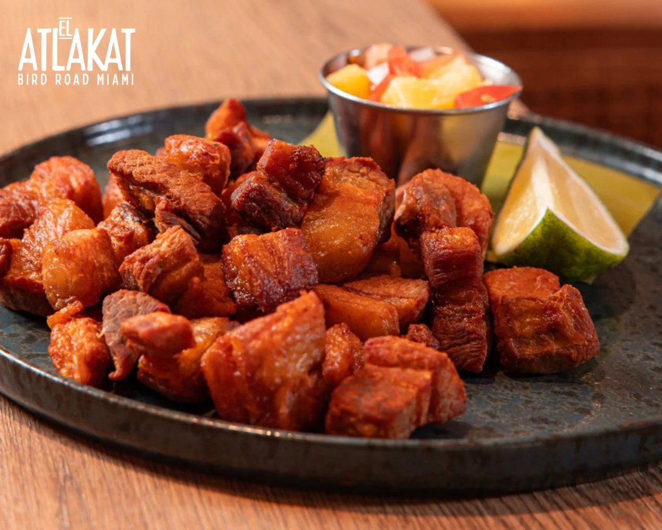 Our Chicharrones are fried until perfectly golden and served with fresh lime and pico de gallo for that irresistible balance of flavor and texture.🔥🐷

ONLY AT BIRD ROAD: 9425 S.W. 40th. Street. Miami, FL 33165&nbsp;
💻 Orders, delivery and reservat