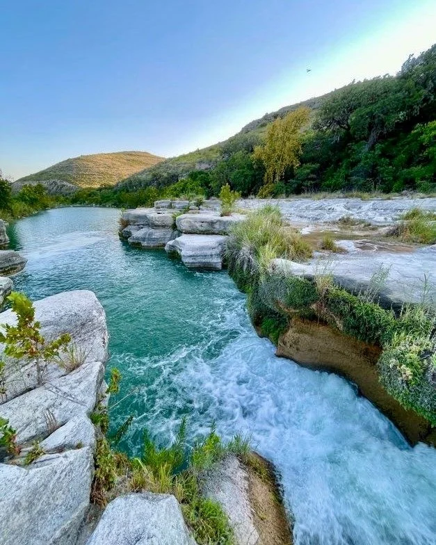 Our botany group had a great time exploring the Devils River and Dolan Falls, the largest continuously flowing waterfall in Texas! Three ecoregions merge here: the Edwards Plateau, the Chihuahuan Desert and the Tamaulipan Thornscrub. We cleared brush