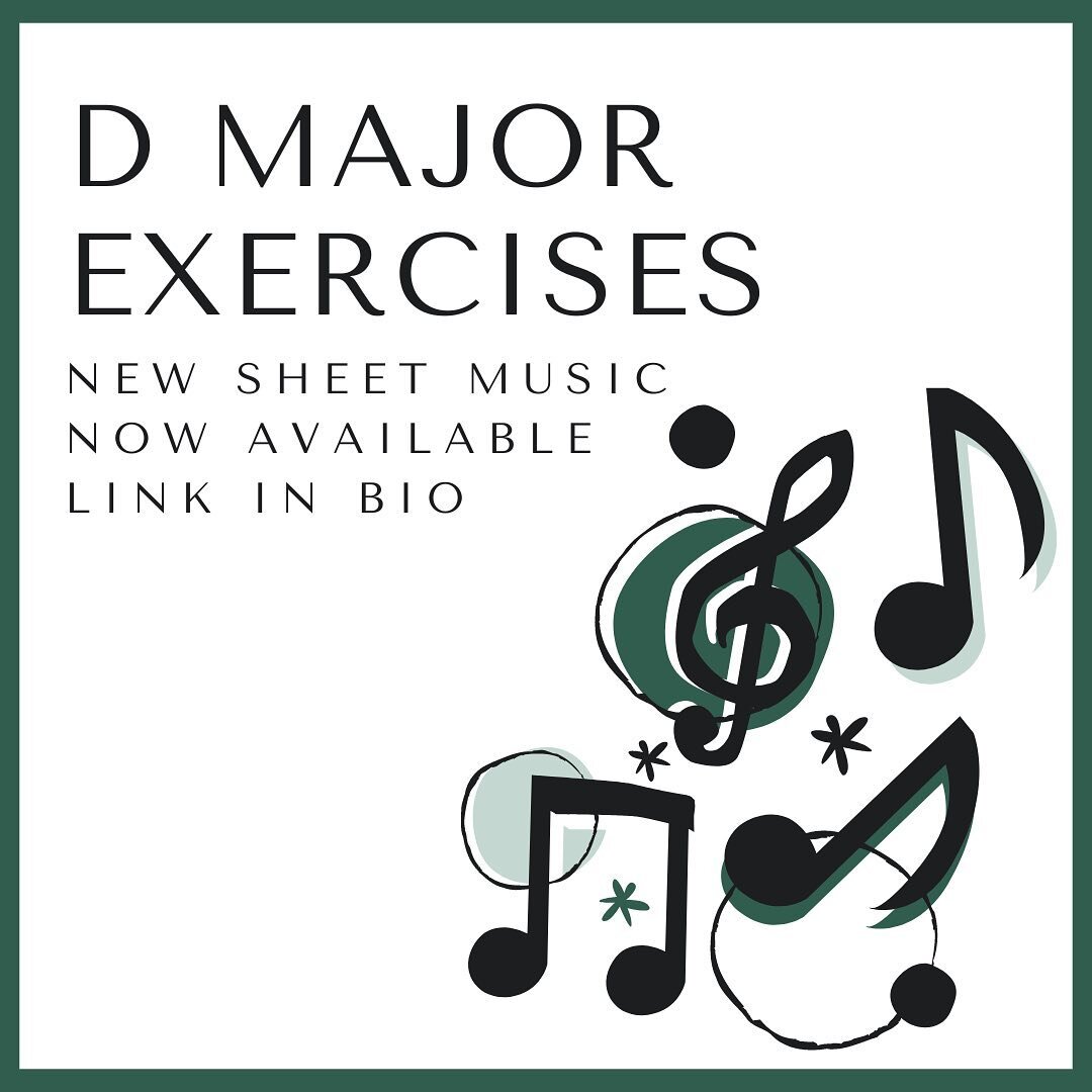 Hey flute players! I wrote a couple sets of D Major exercises for you. One is for brand new beginners, the other is for intermediate and advanced players. 

Click the store link in my bio and get your D Major fingers flying! 💨🚀

#flutepractice #flu