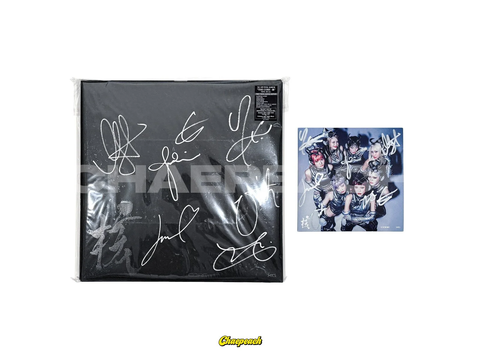 XG - THE CORE - 核 (VINYL + Regular ver.) SIGNED ALBUM + Message