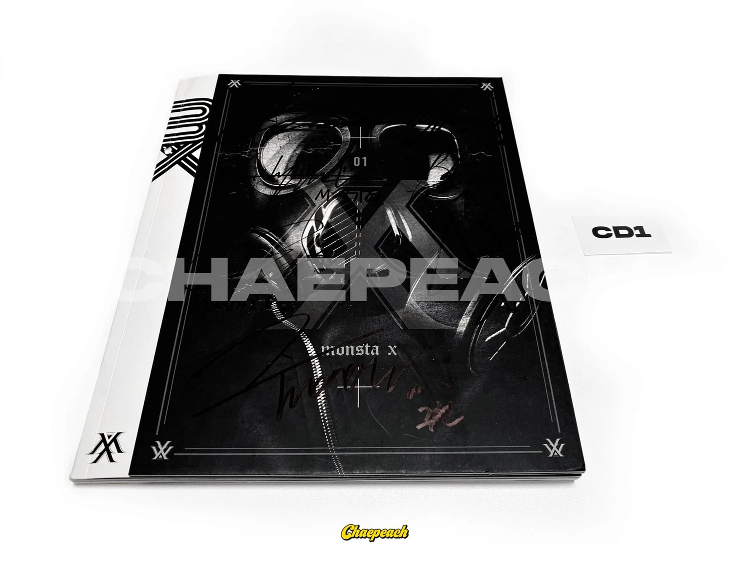 EXOkpopCDアルバム MONSTA X - Trespass SIGNED ALBUM — chaepeach