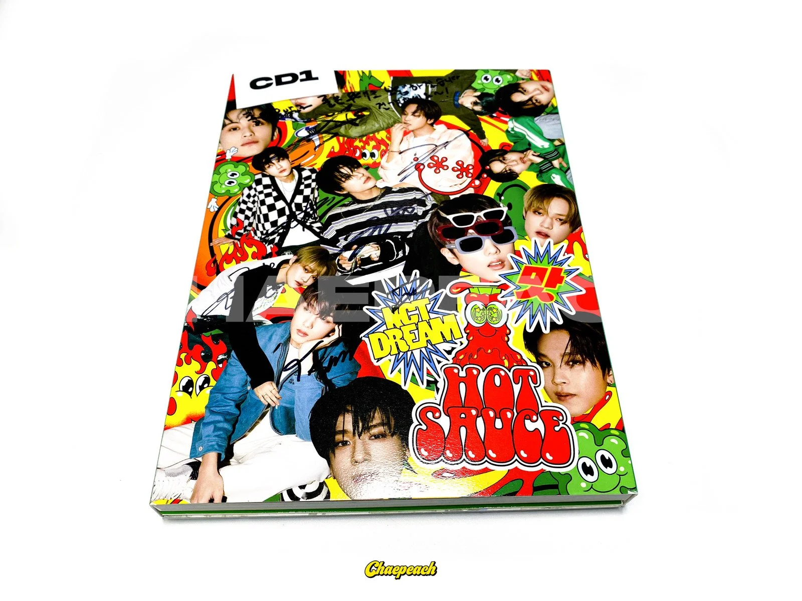 NCT テヨン SMROOKIES ポスター サイン入り NCT 127 Kick It Taeyong 