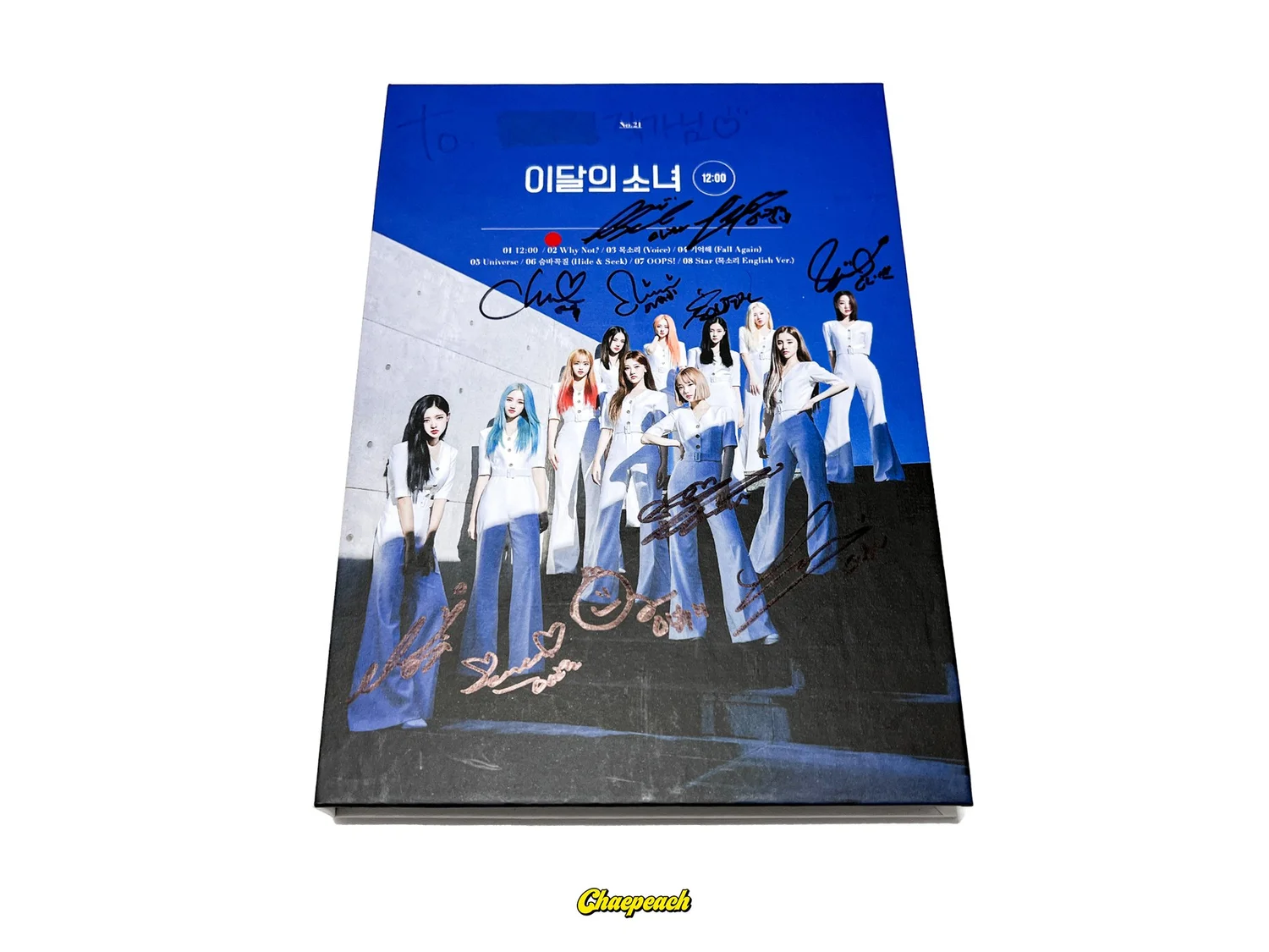 LOONA - 12:00 (D ver.) SIGNED ALBUM + Message — chaepeach