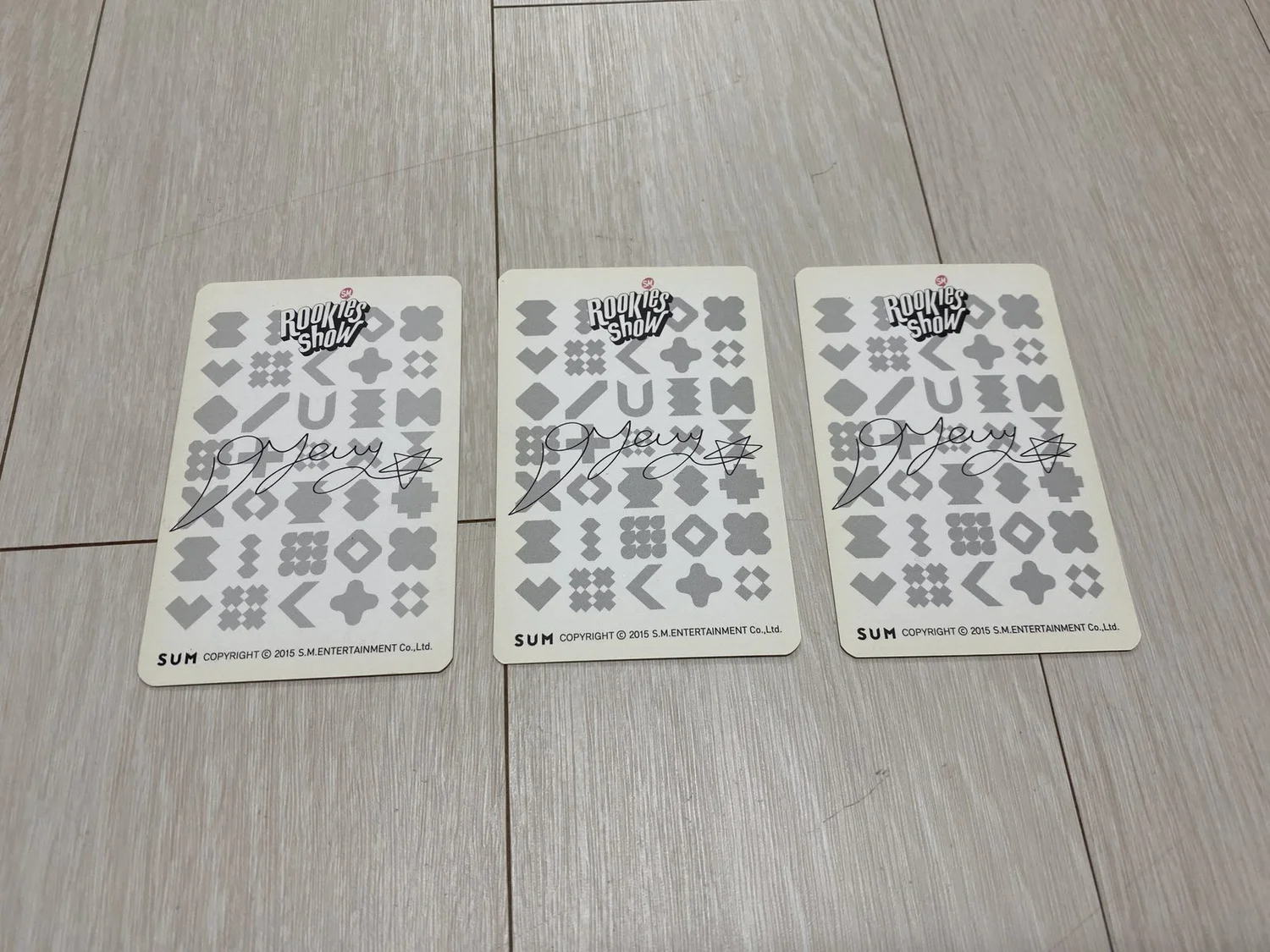 NCT - SMROOKIES ROOKIESS SHOW SUM LIMITED PHOTOCARDS — chaepeach
